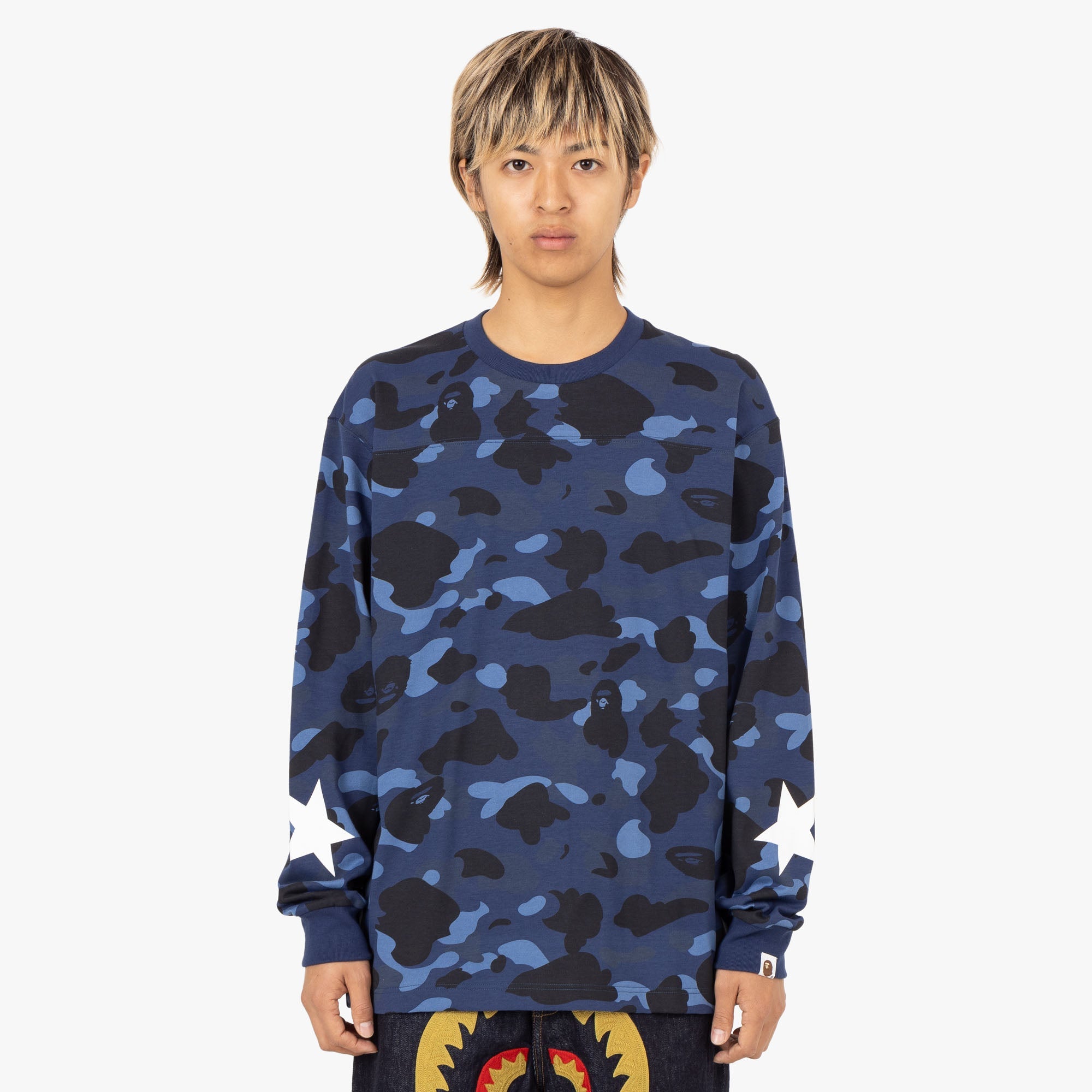 BAPE Color Camo Long Sleeve / Navy