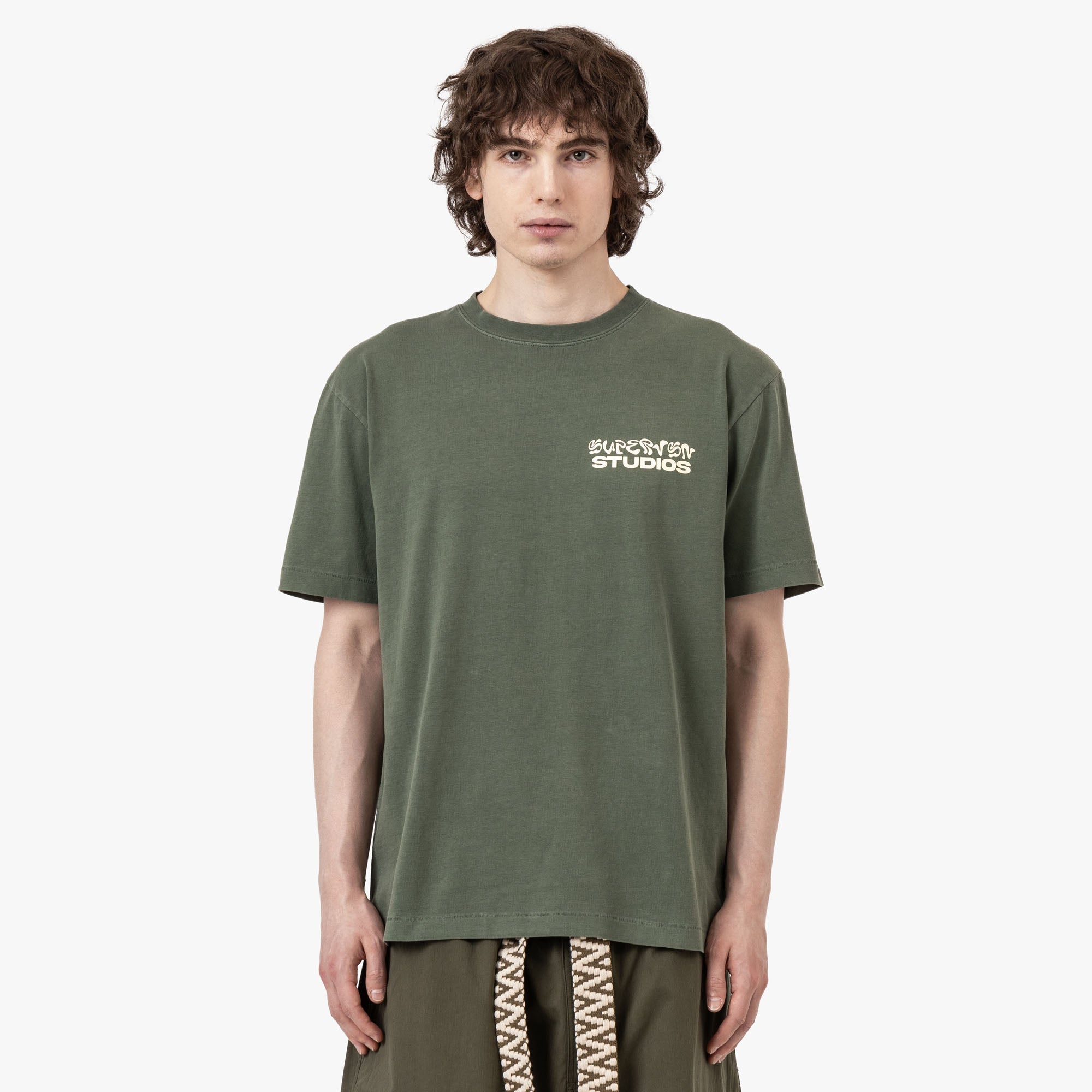 Supervsn Adinkra Studio T-Shirt / Moss