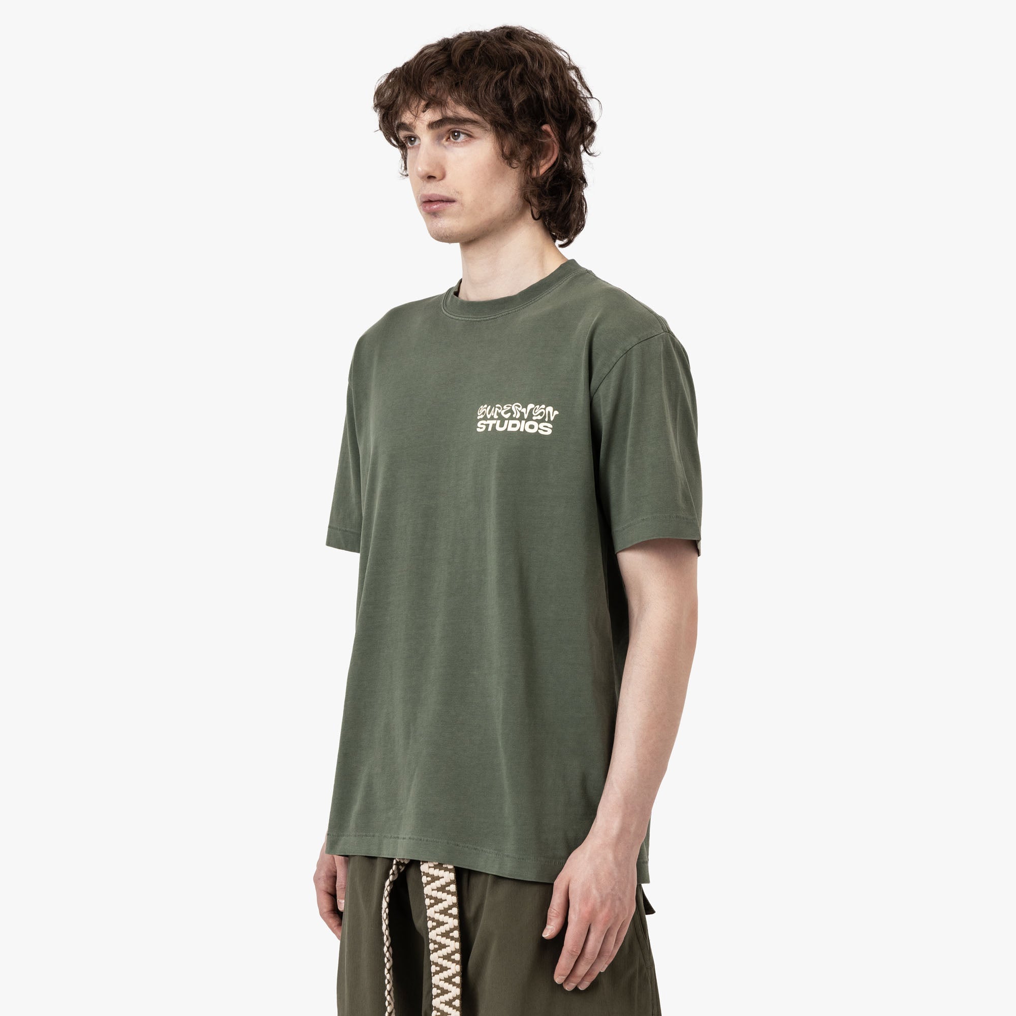 Supervsn Adinkra Studio T-Shirt / Moss