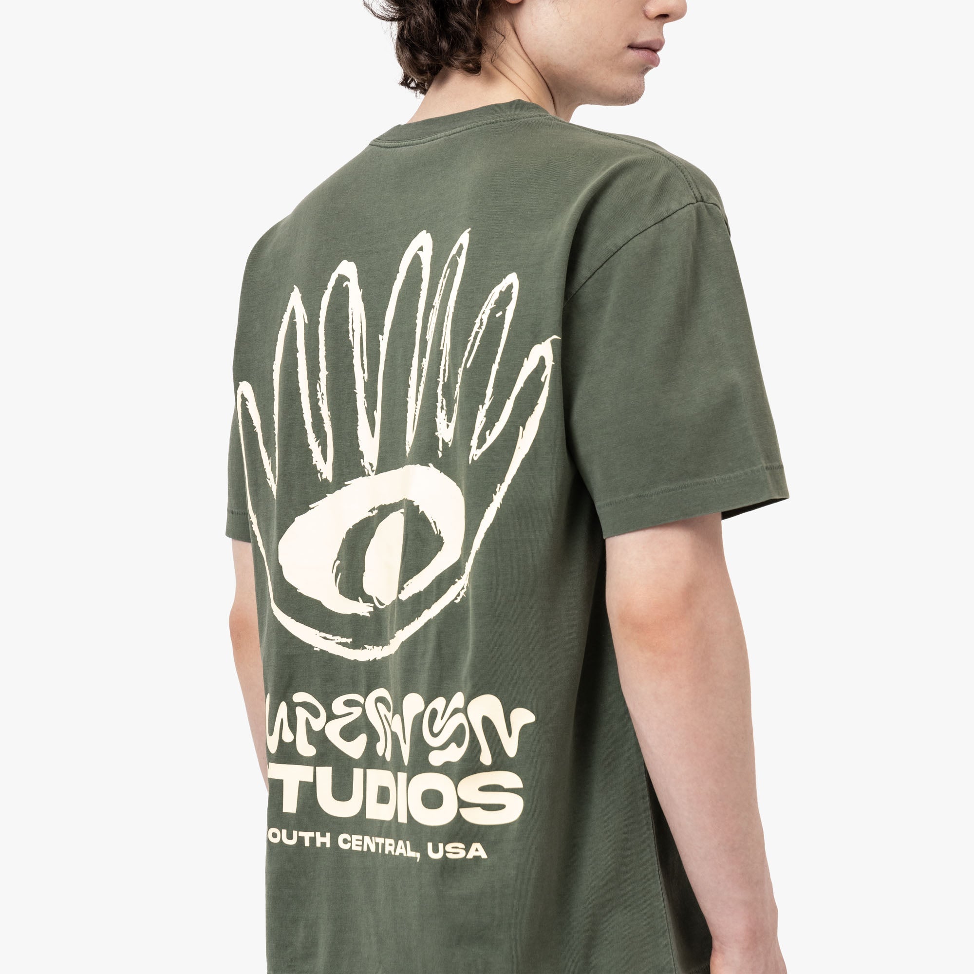 Supervsn Adinkra Studio T-Shirt / Moss