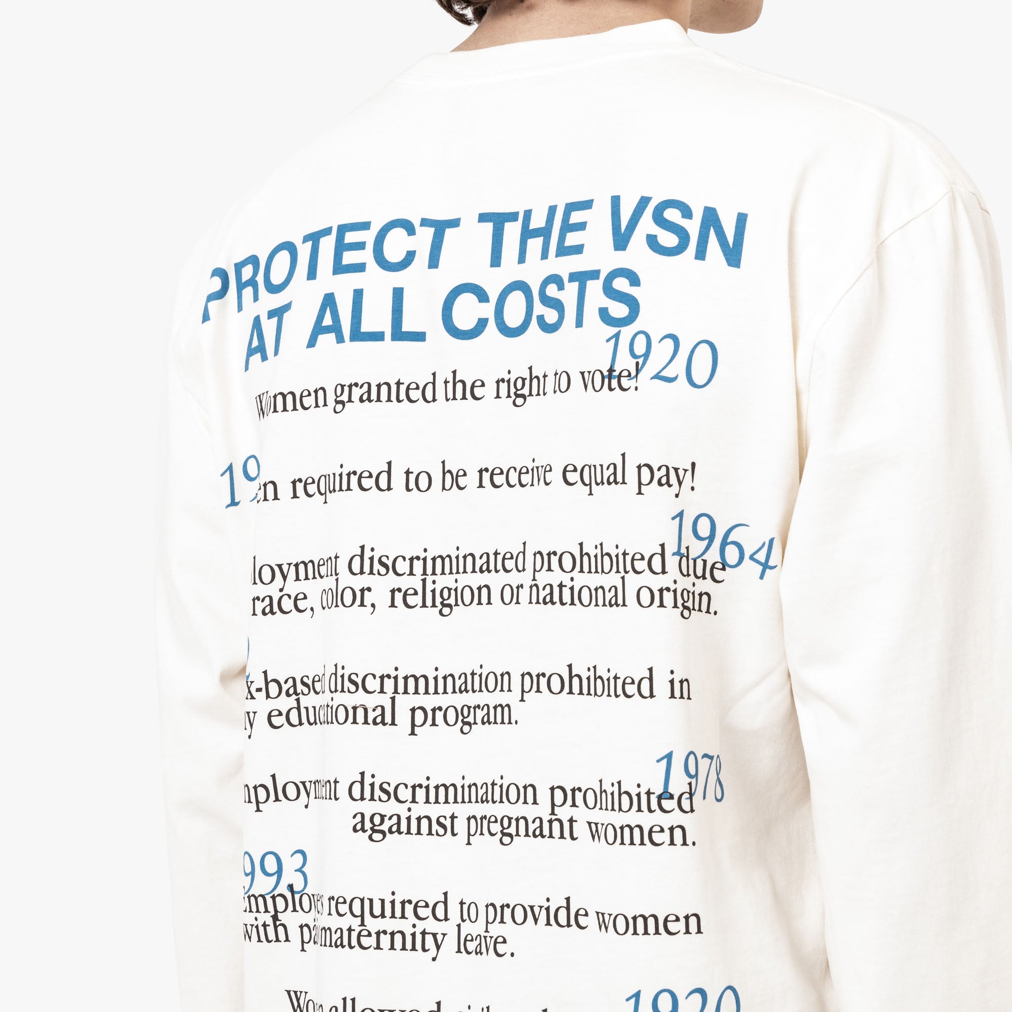Supervsn Sisters Keeper Longsleeve T-Shirt / Bone