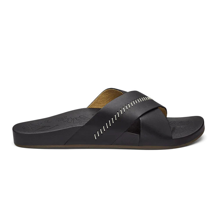 WOMEN'S OLUKAI KIPE'A 'OLU | BLACK / BLACK