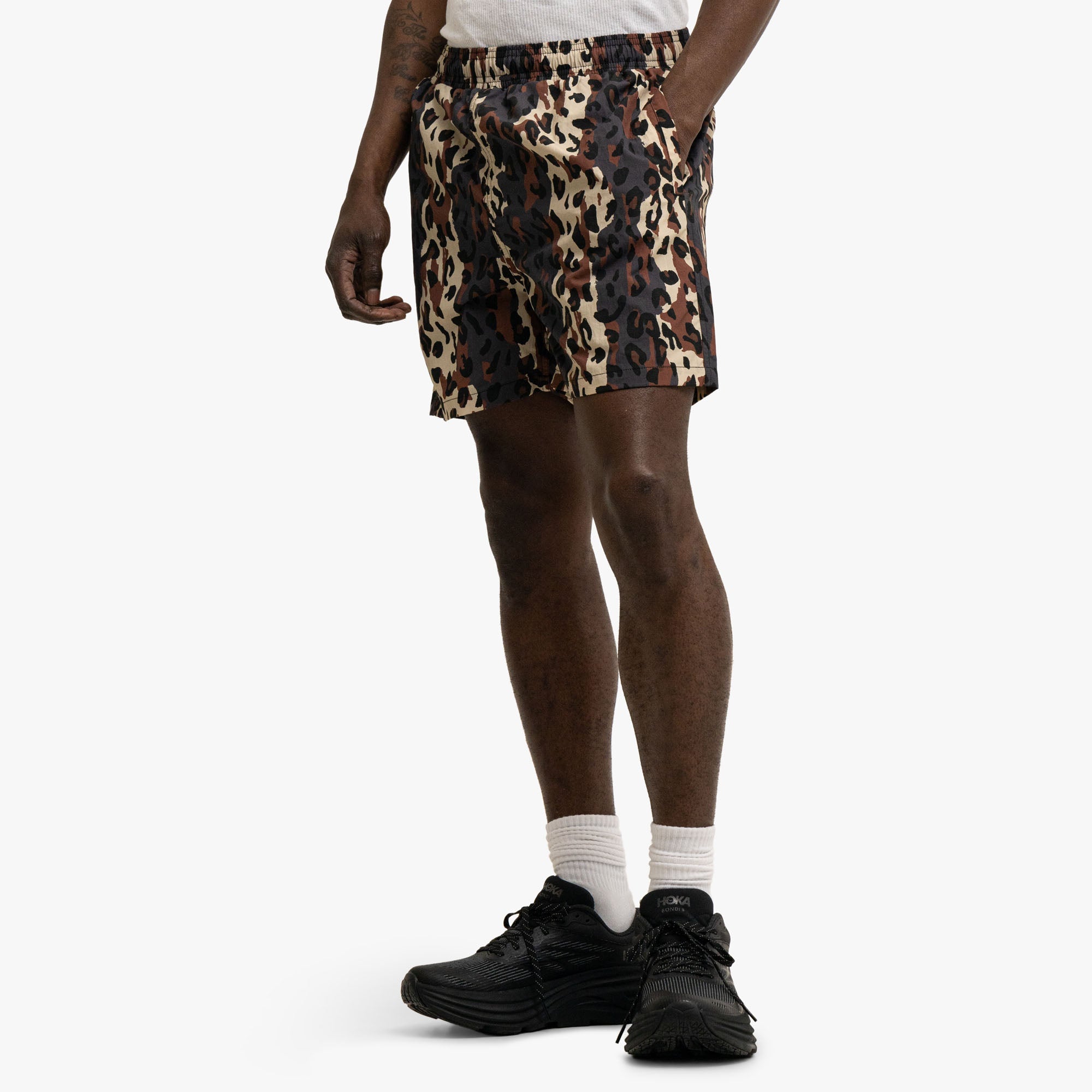 Patta City Leopard Swim Shorts Tornado