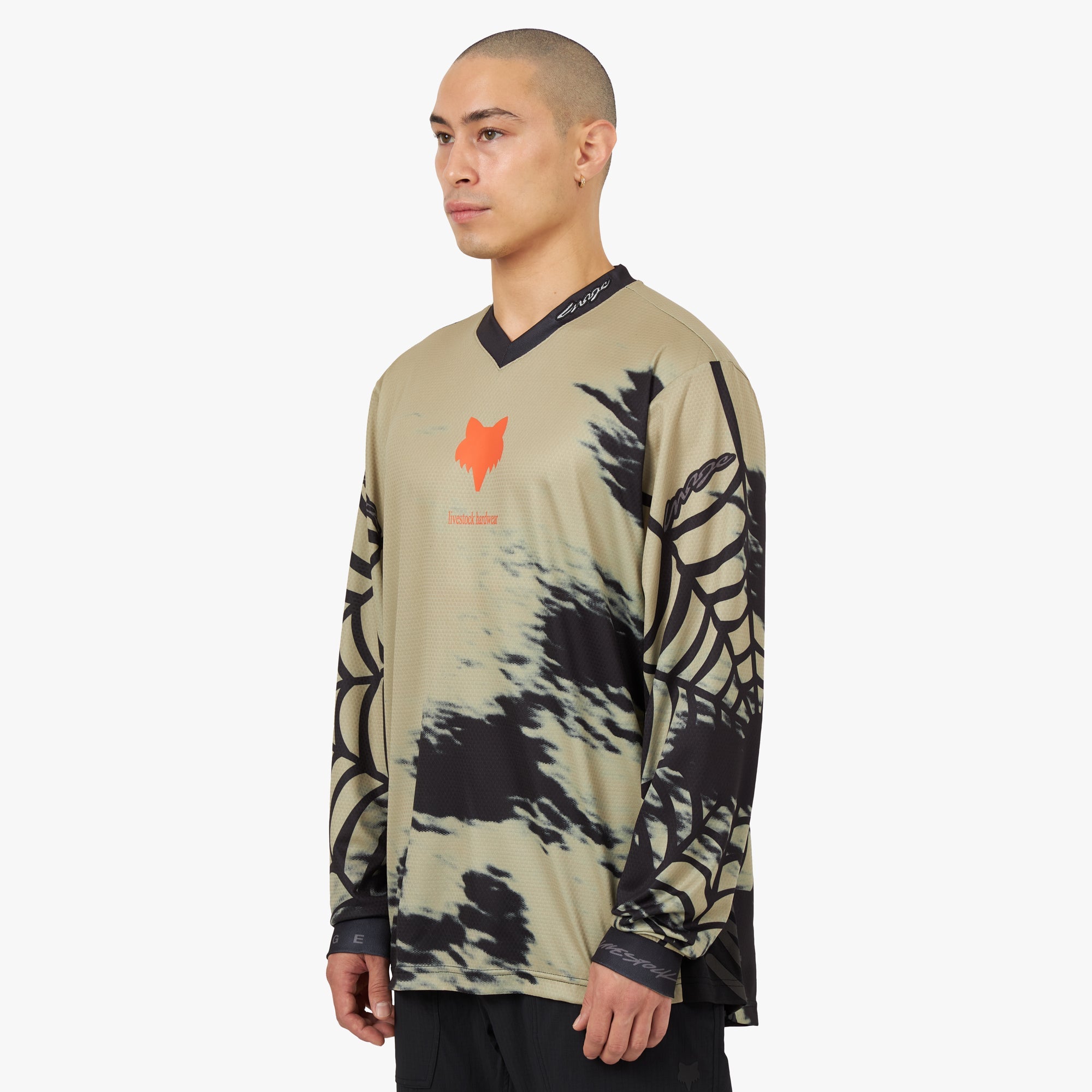 Livestock x Fox Racing Jersey / Black