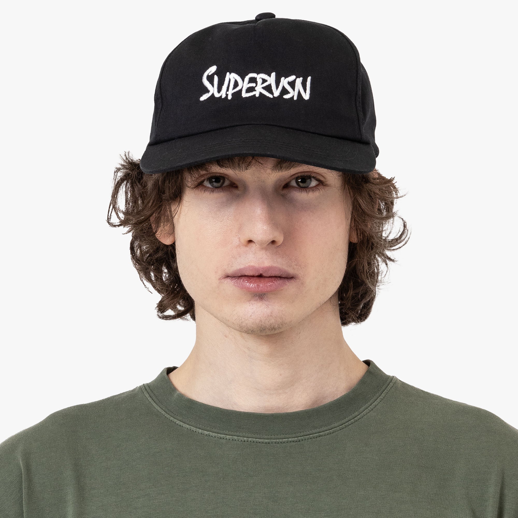 Supervsn Slauson Logo Camp Hat / Black