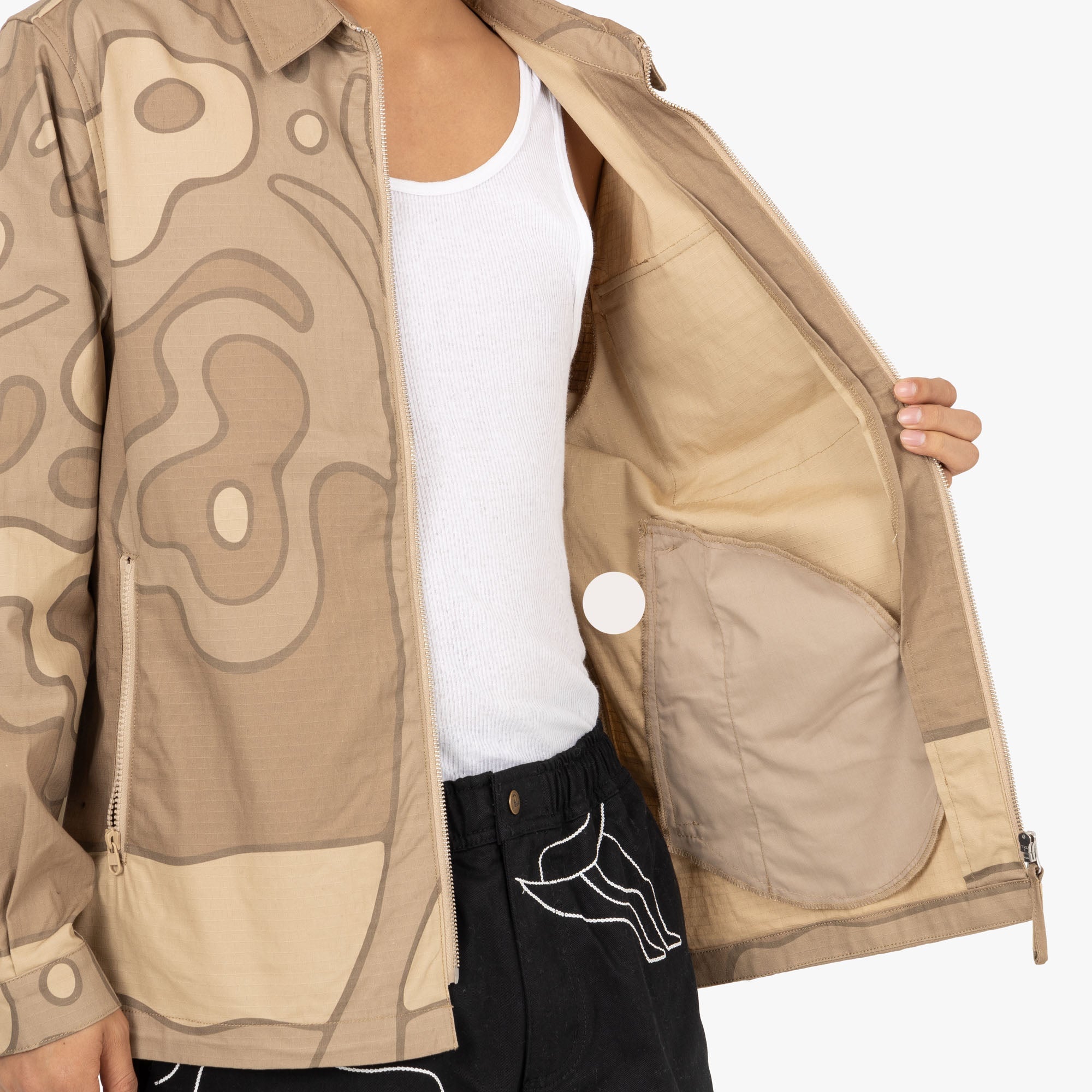 by Parra Fruit Tree Camo Shirt / Tan