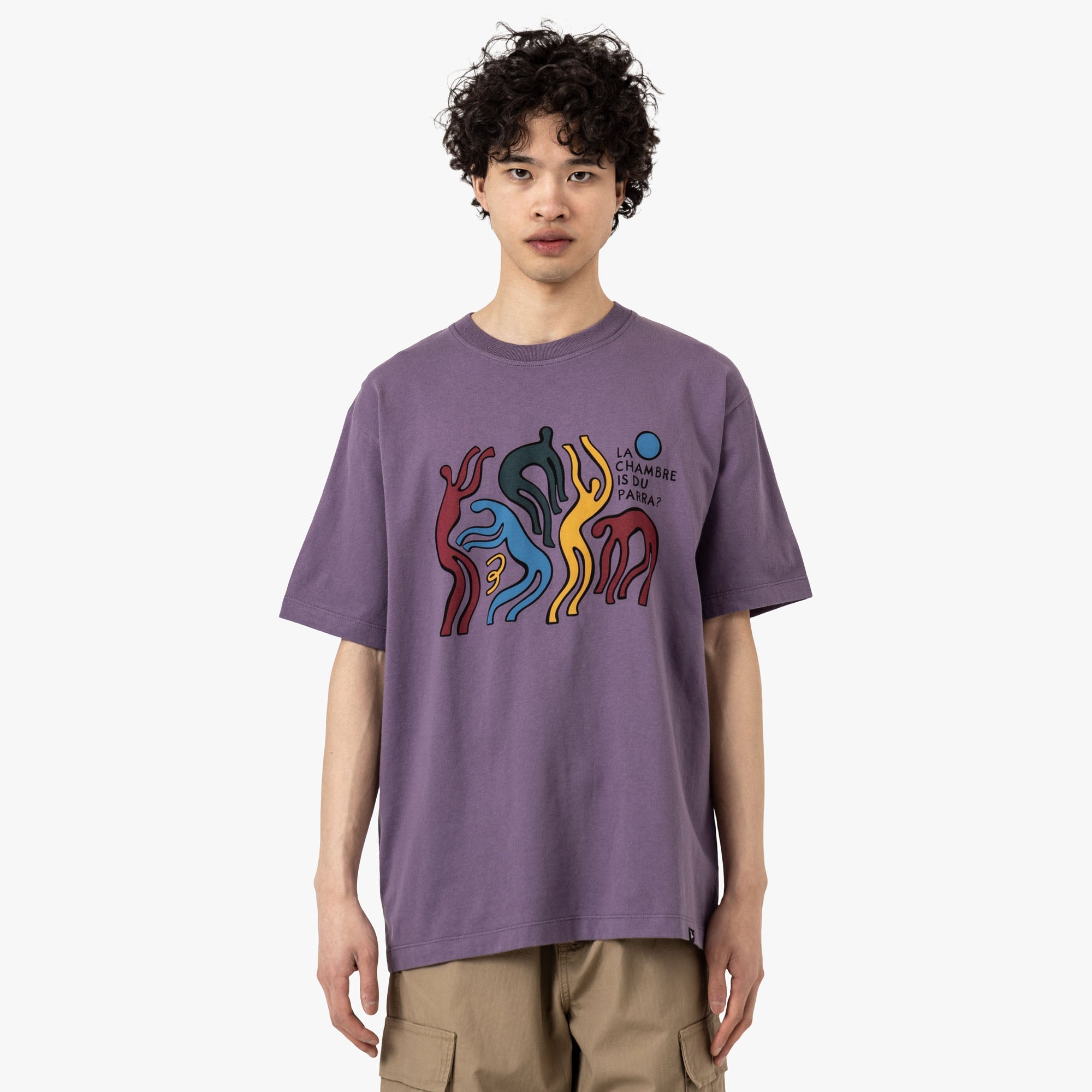 by Parra La Chambre Nuit T-Shirt Purple