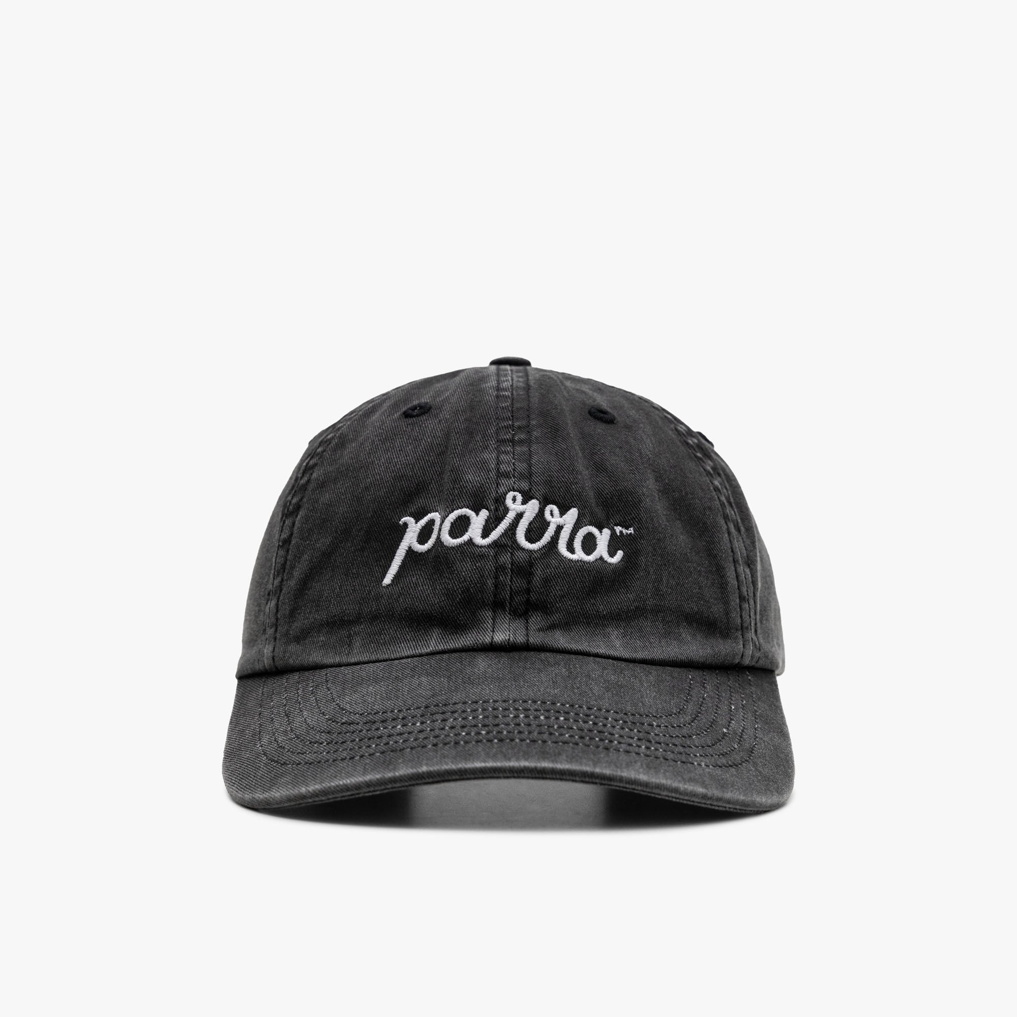 by Parra Scripted Hat Washed Black