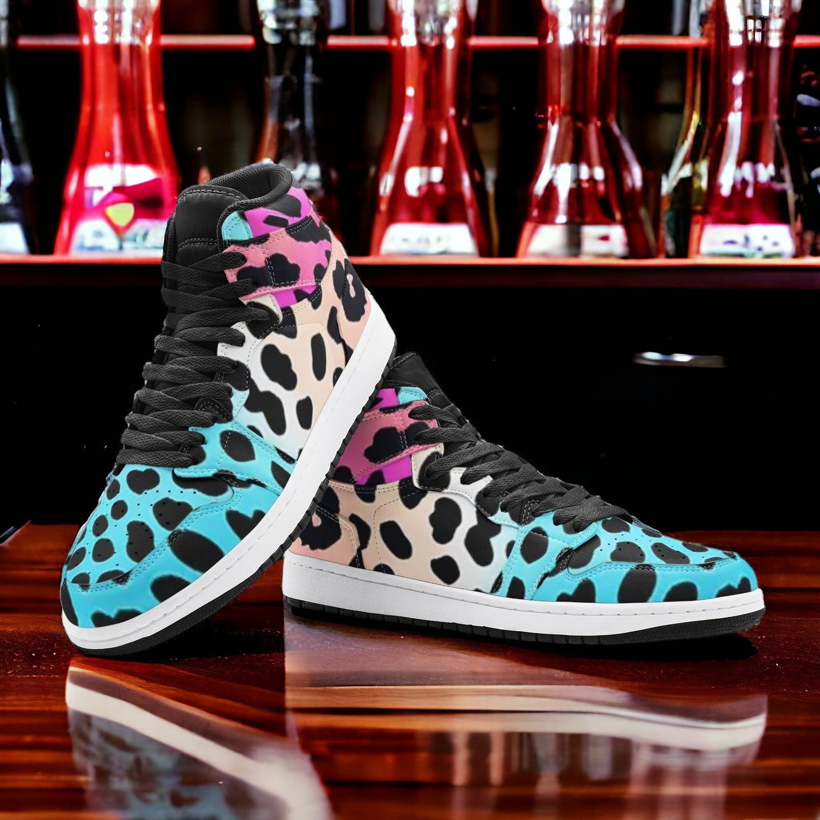 Gradient Leopard Print