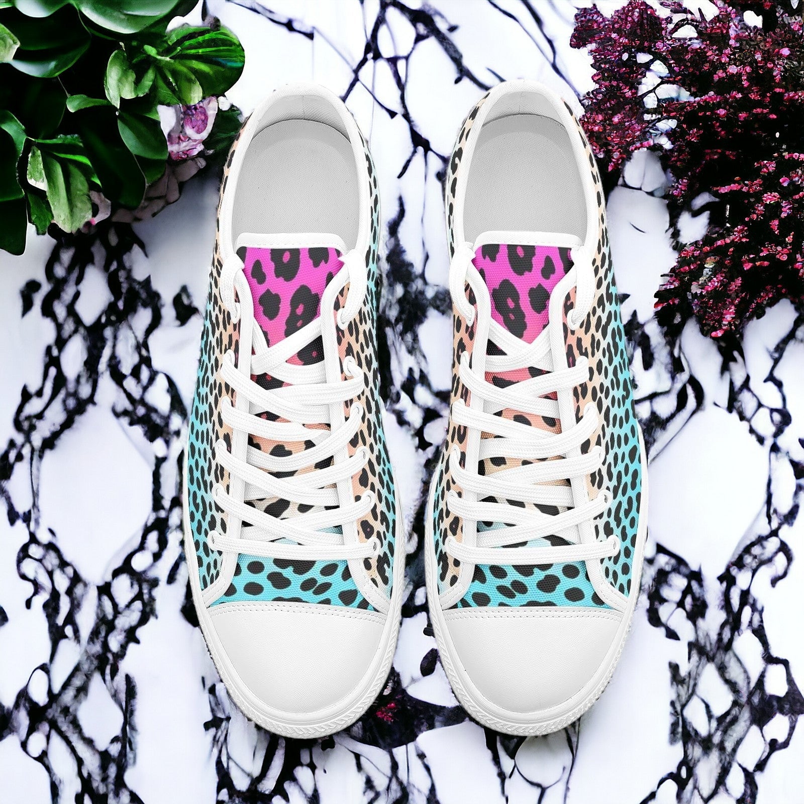 Gradient Leopard Print