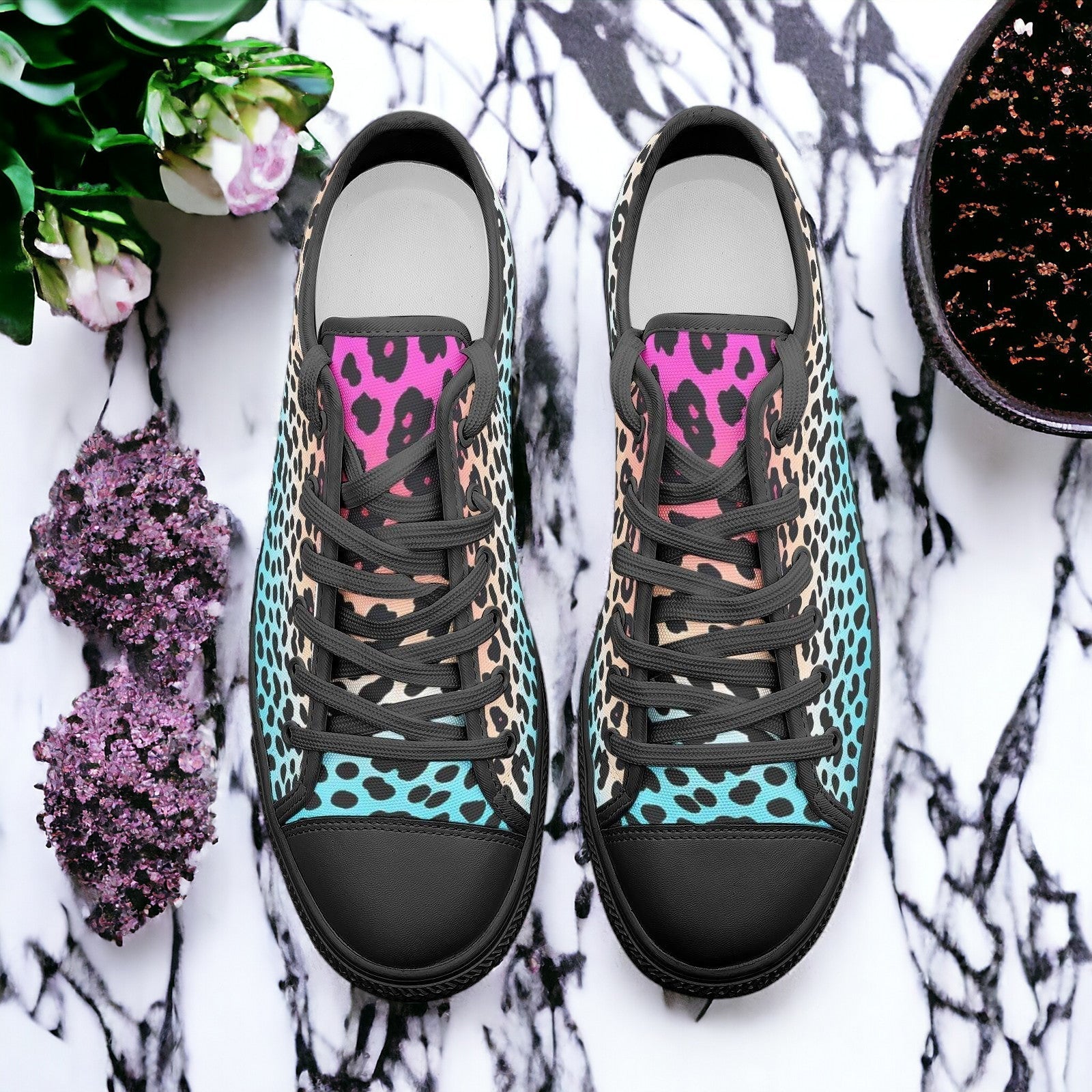 Gradient Leopard Print