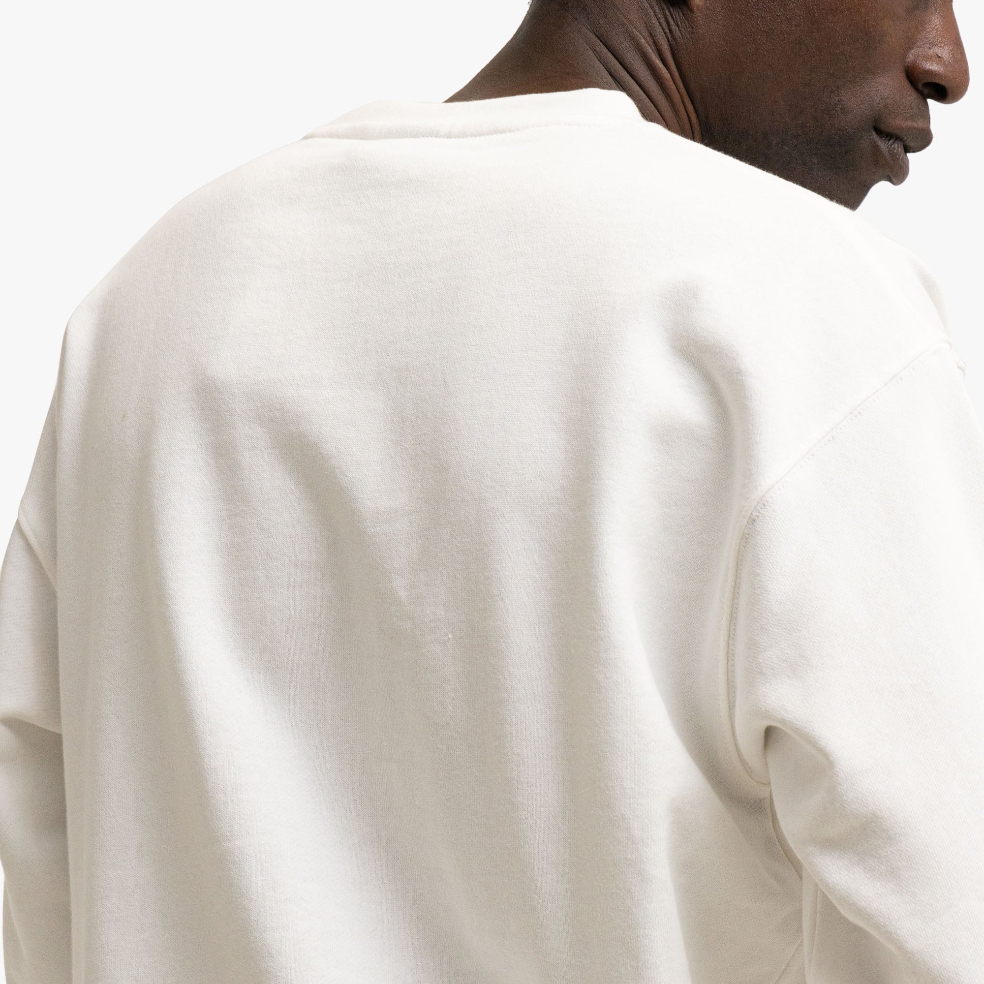 Manastash Collegiate Crewneck White