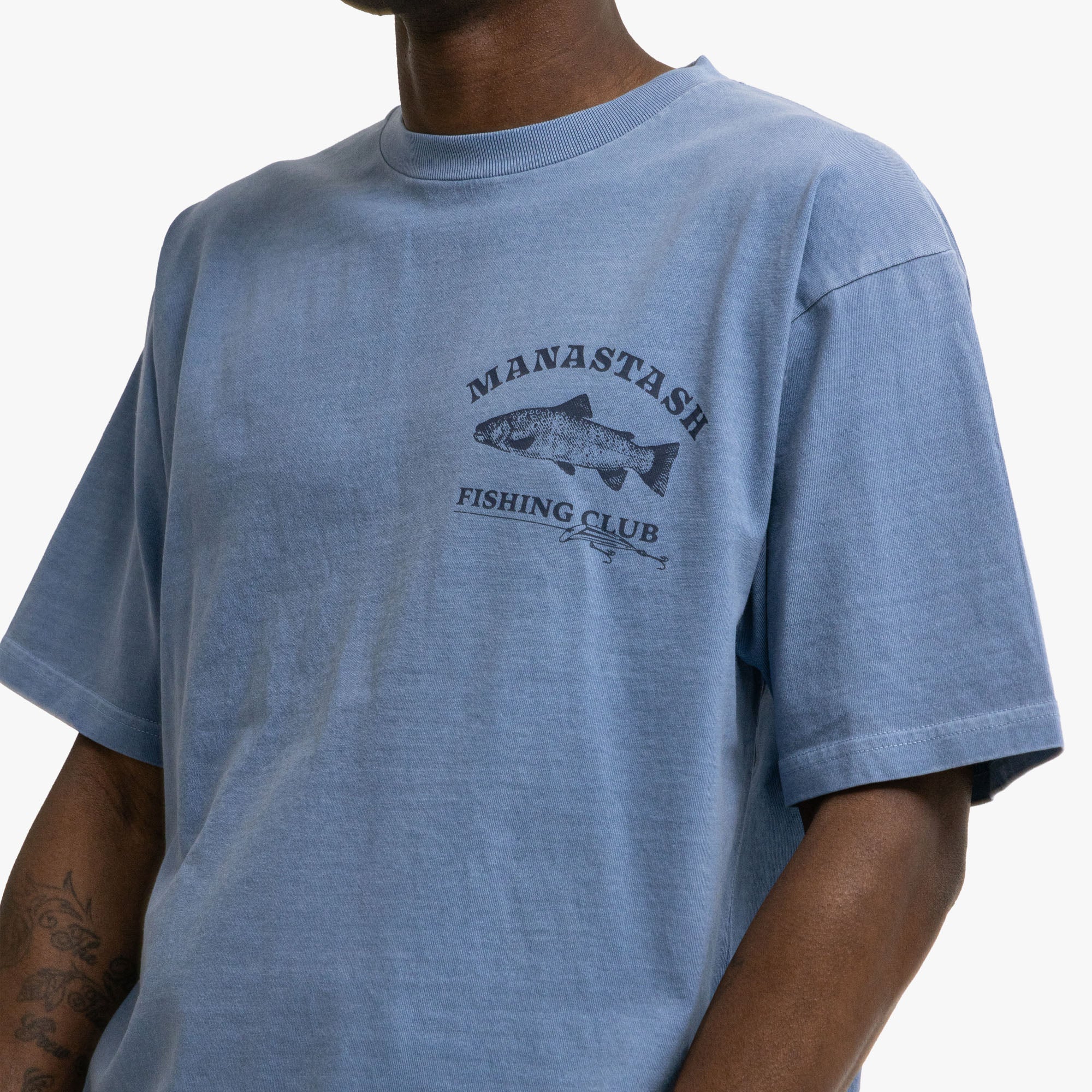 Manastash Pumice Lure T-Shirt Blue