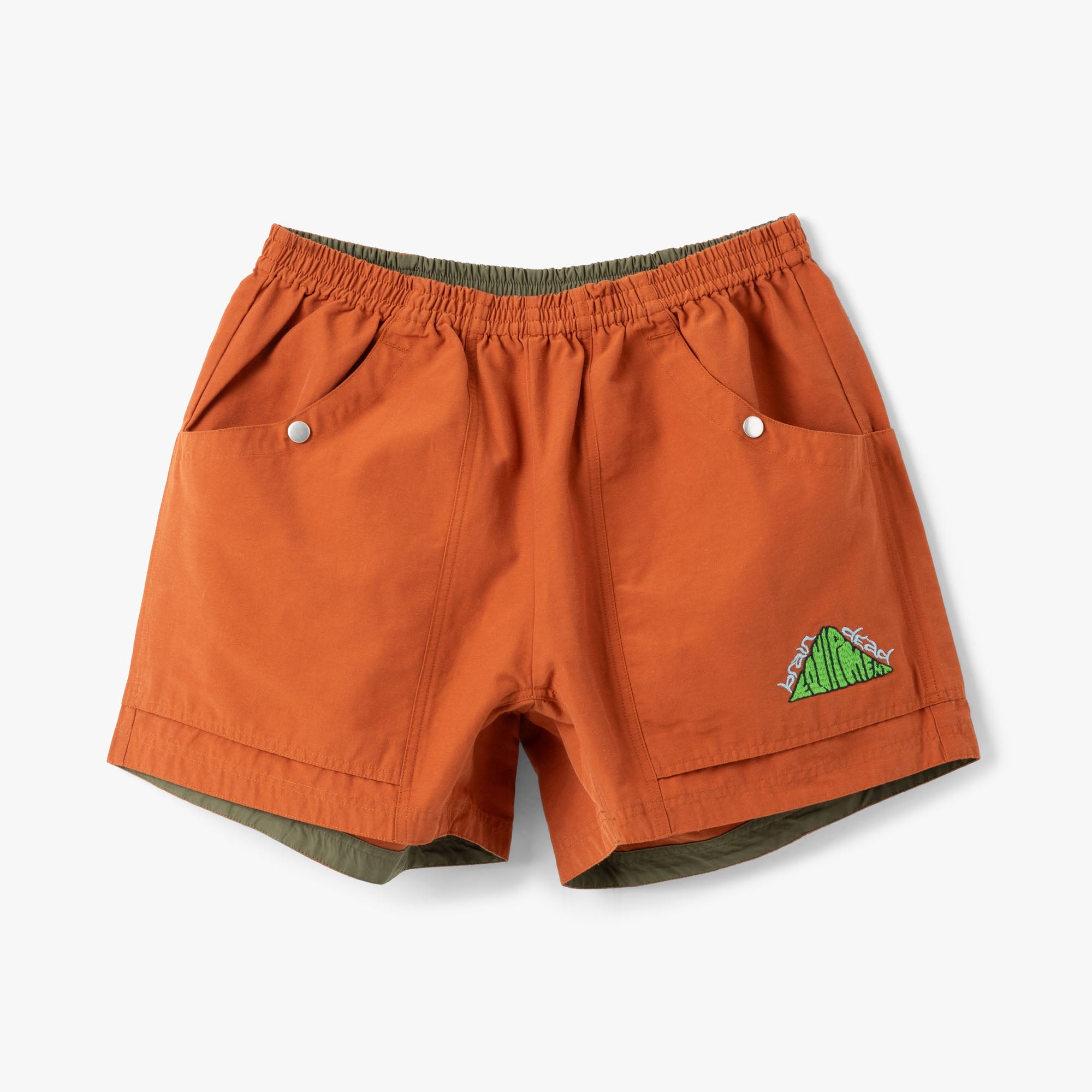 Brain Dead x All Rise Cotton Nylon Utility Short / Orange