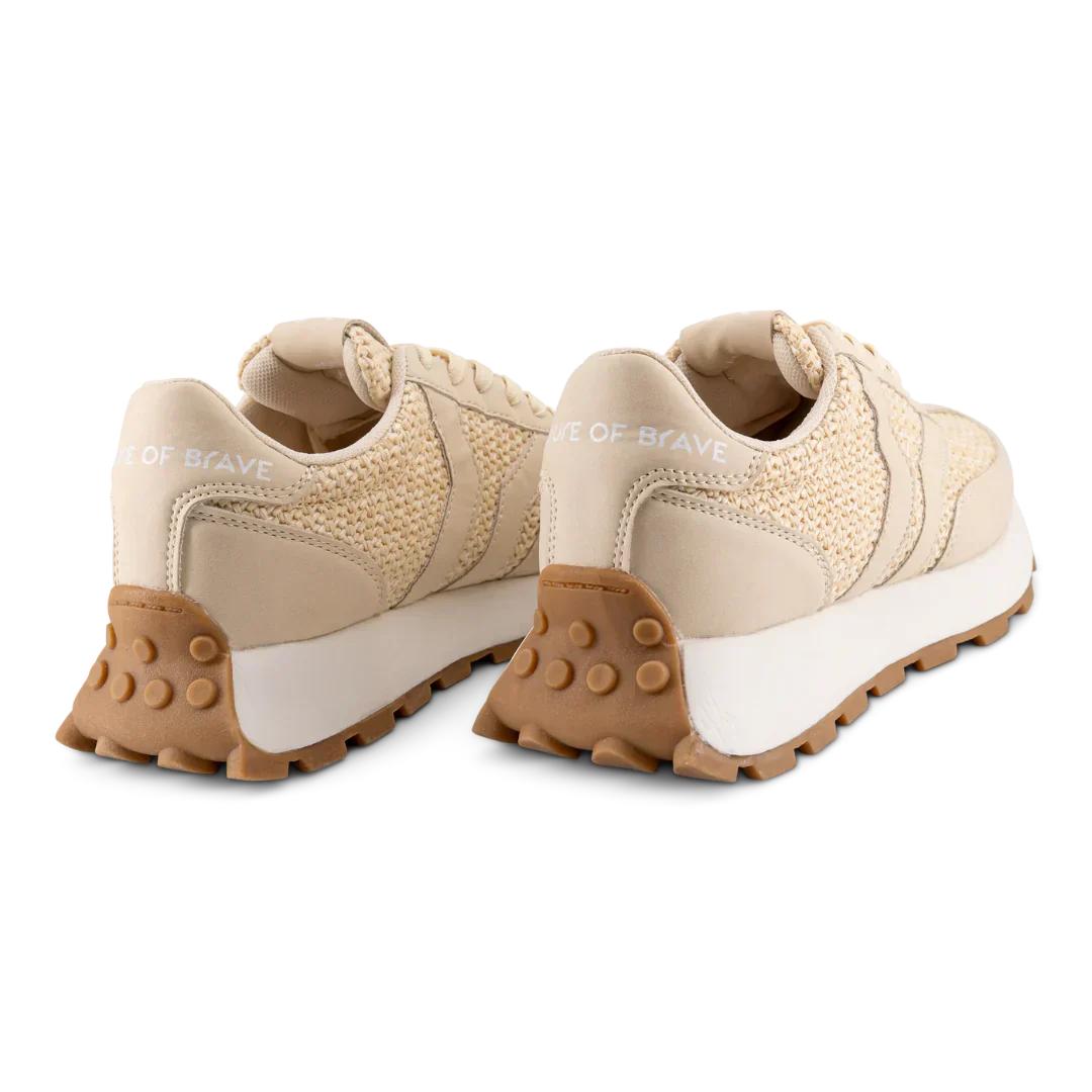 WOMEN'S C.O.B by CULTURE OF BRAVE HOPE SNEAKER | ECRU / ECRU WINGS