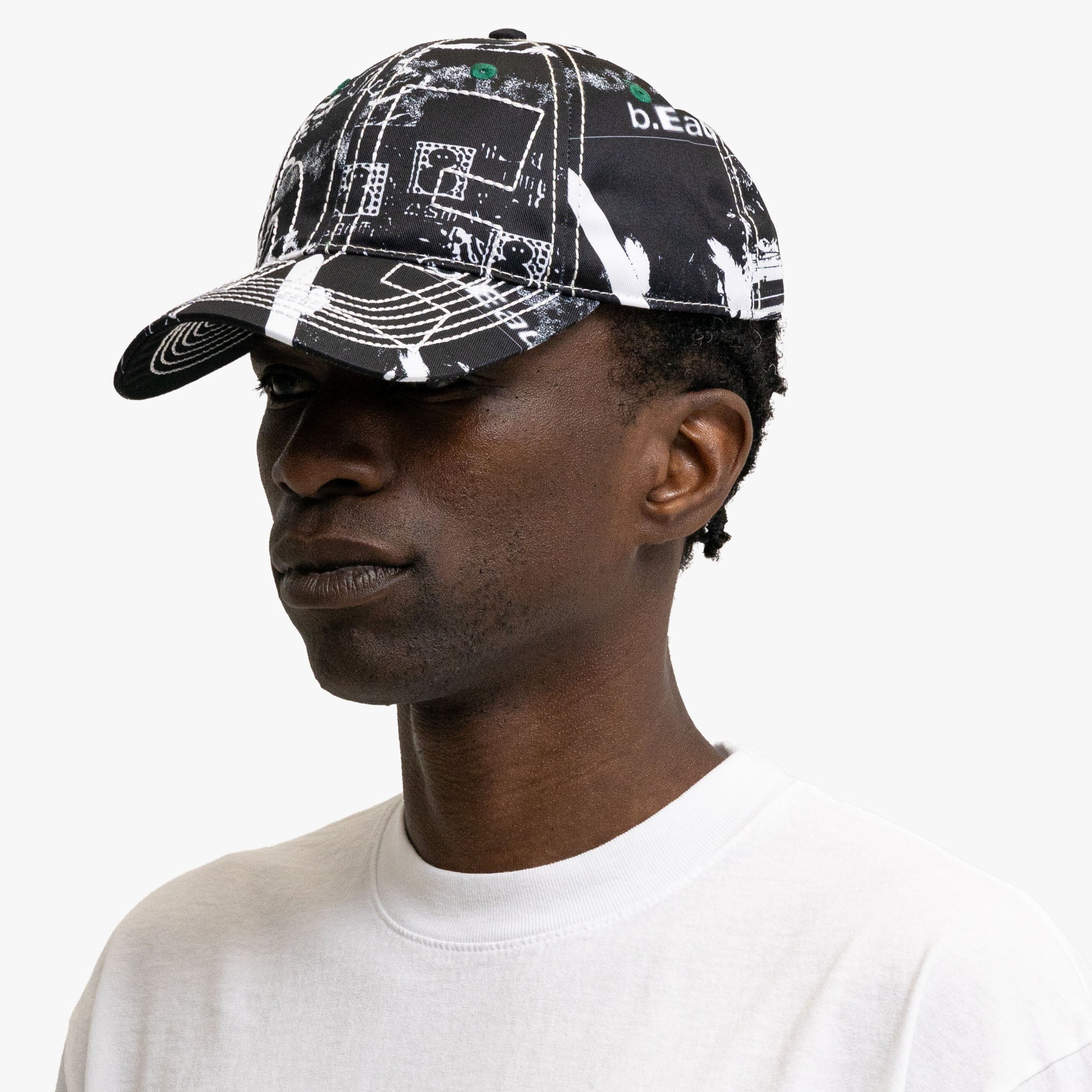 b.Eautiful x kiiro Vapor 6 Panel Hat Sword