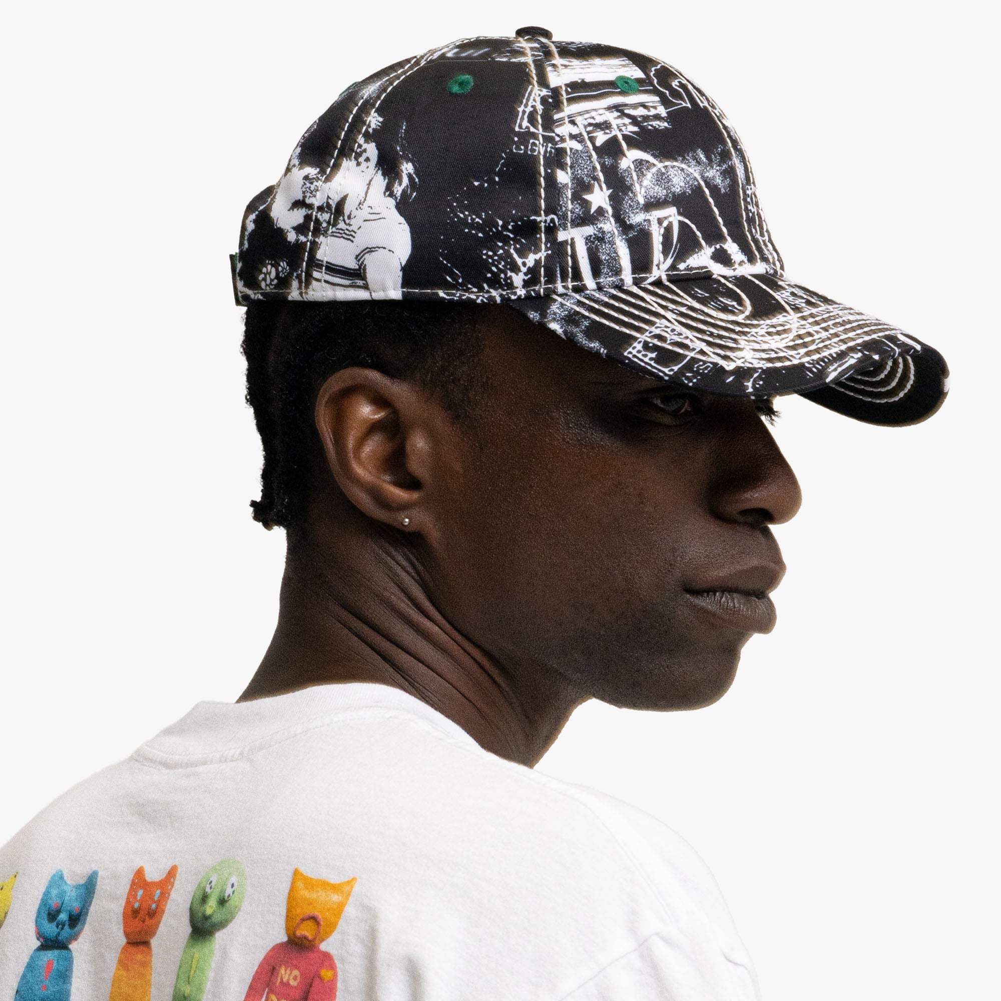 b.Eautiful x kiiro Vapor 6 Panel Hat Sword