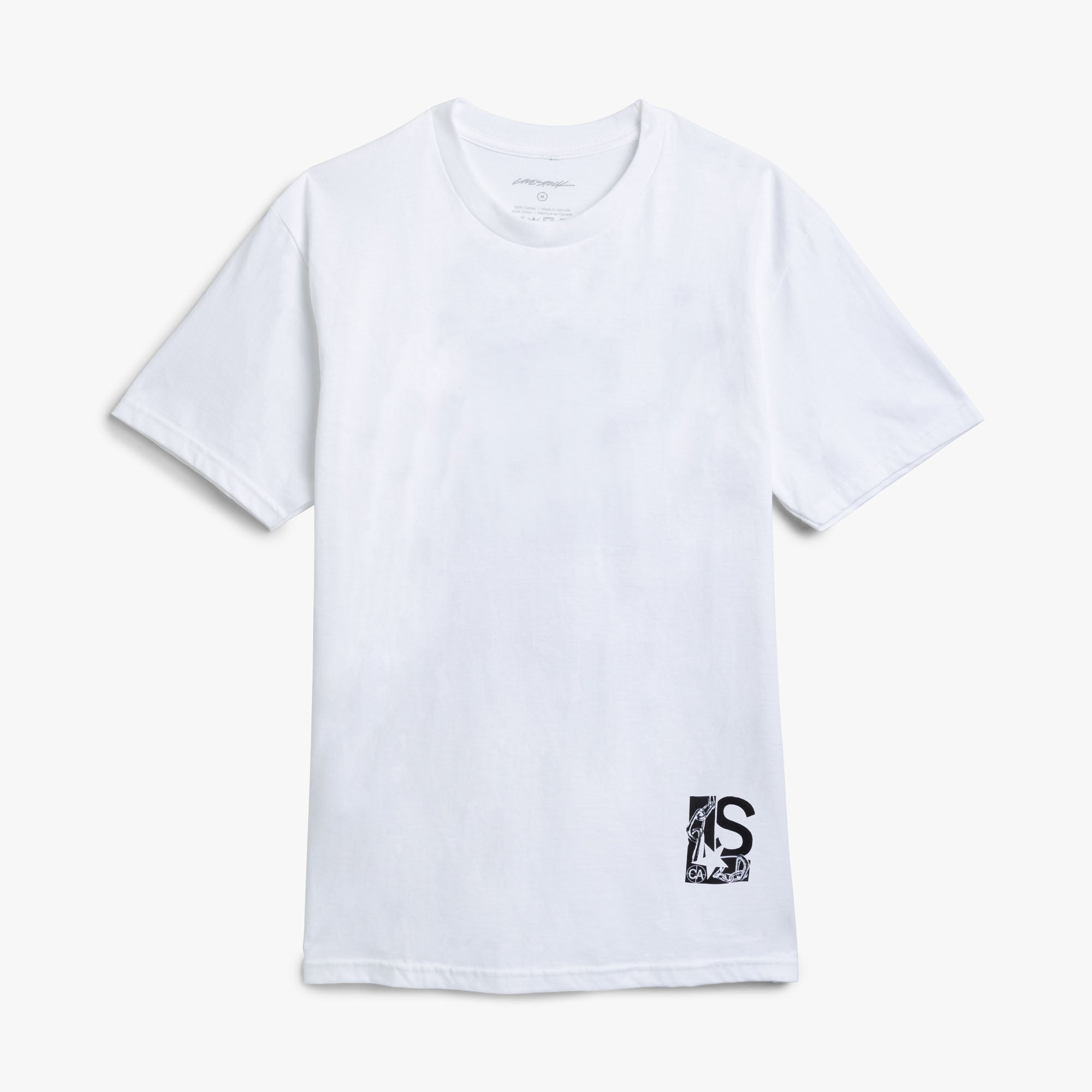 Livestock Chain Logo Censorious T-shirt / White