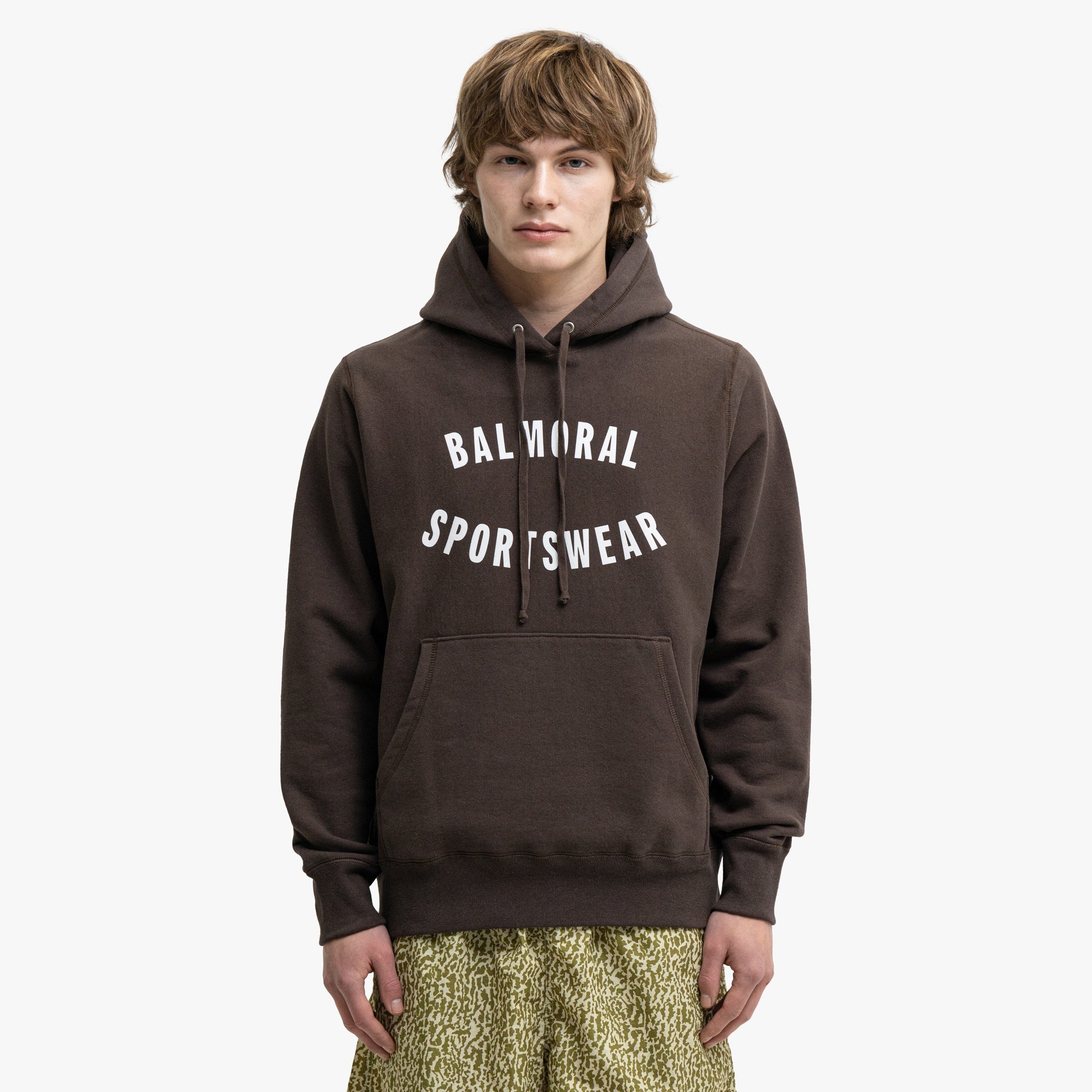 Balmoral Parkhaven Hoodie Chocolate / White