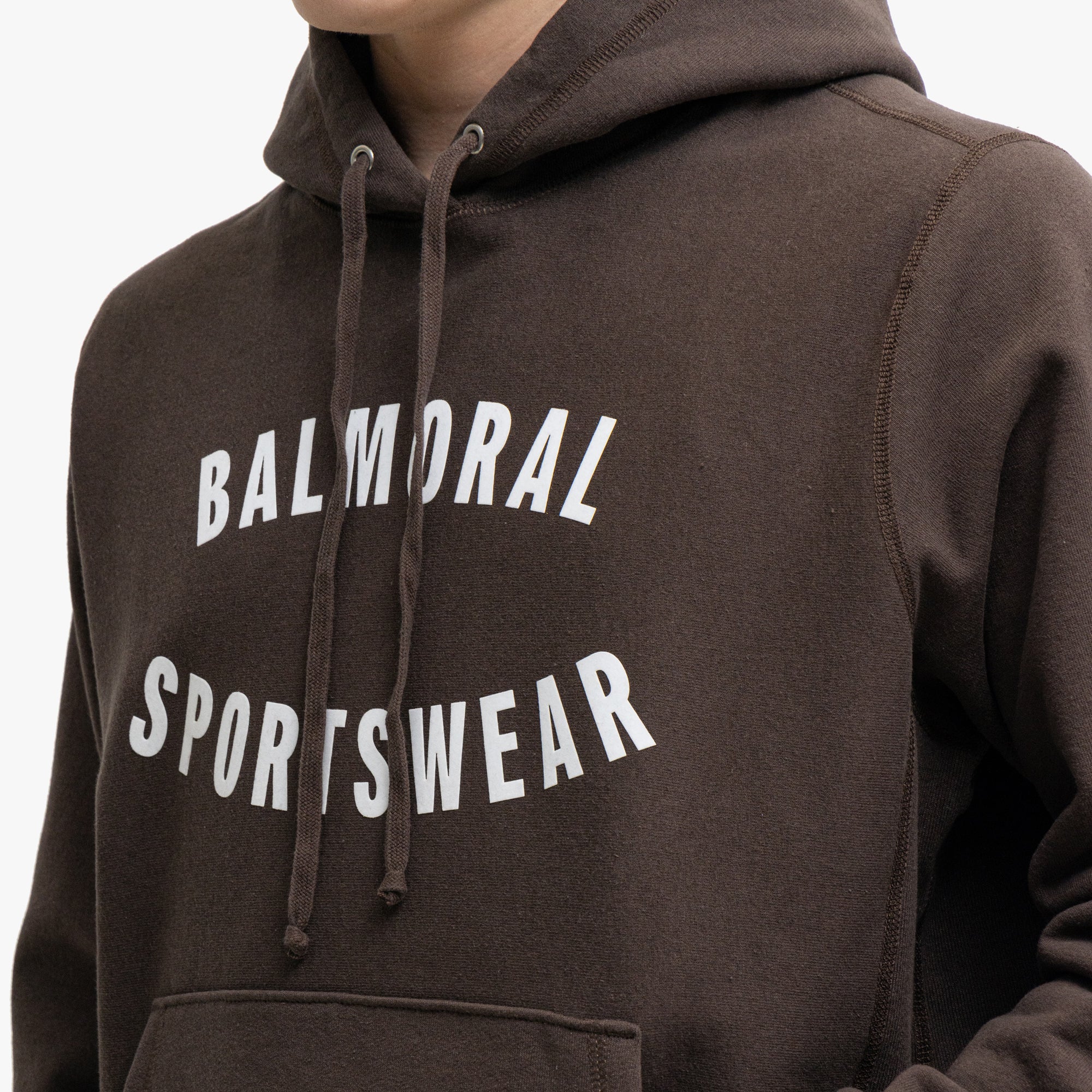 Balmoral Parkhaven Hoodie Chocolate / White