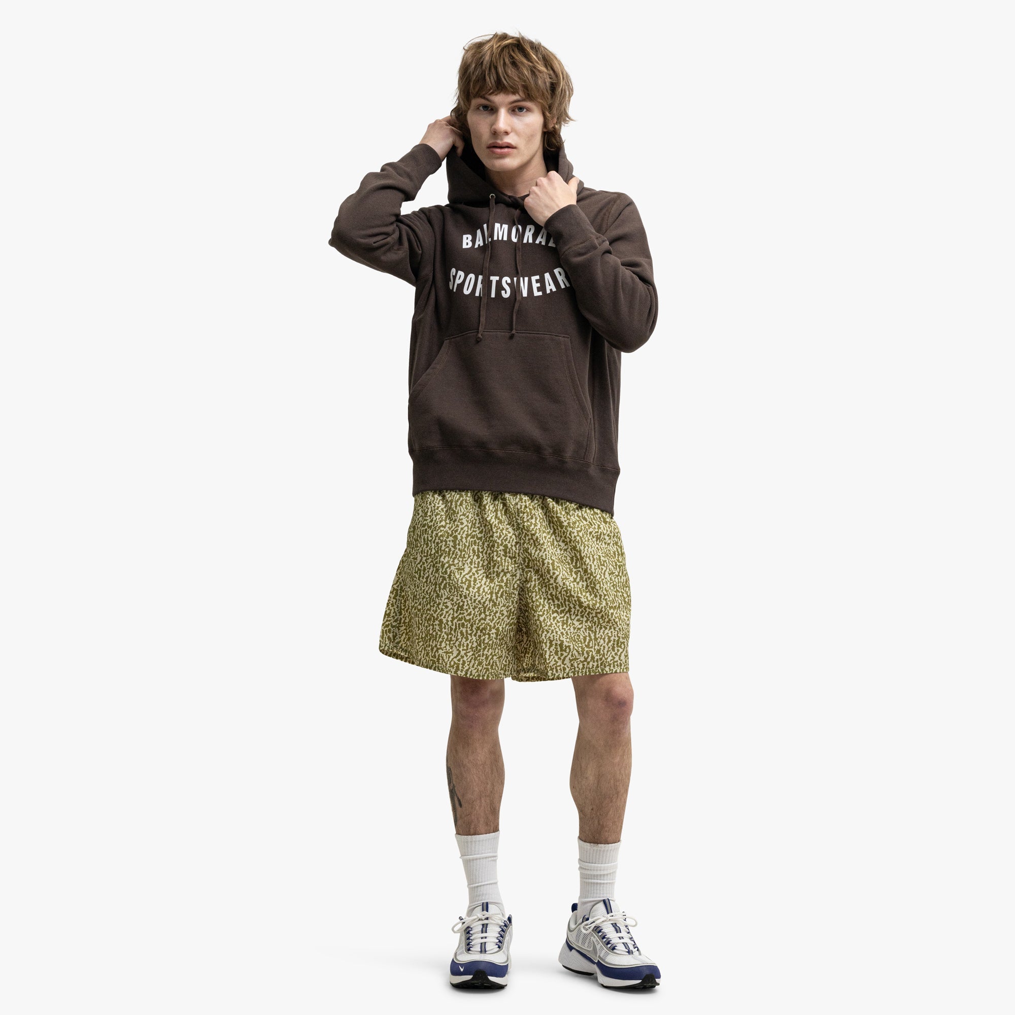 Balmoral Parkhaven Hoodie Chocolate / White