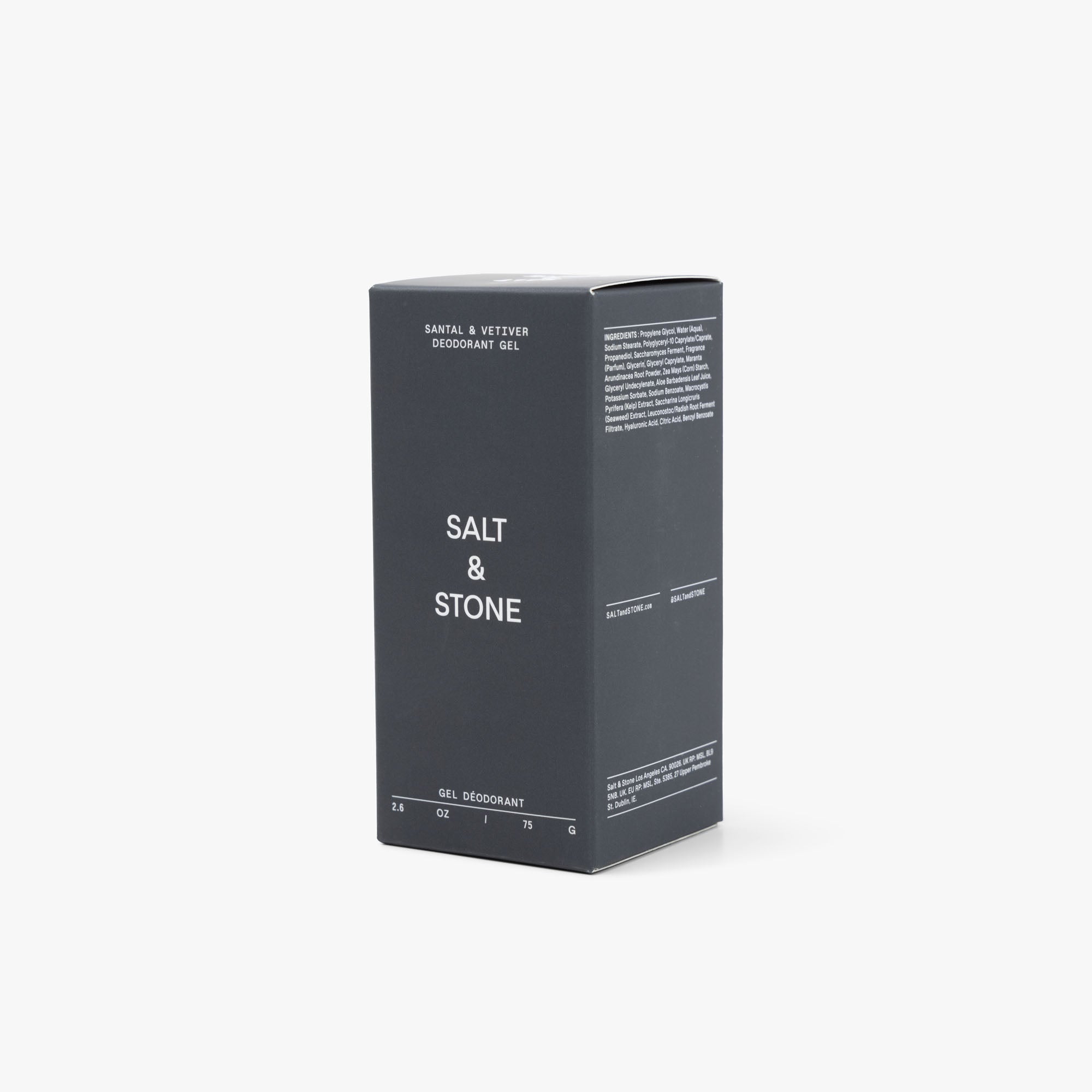 SALT & STONE Natural Deodorant Gel Santal & Vetiver
