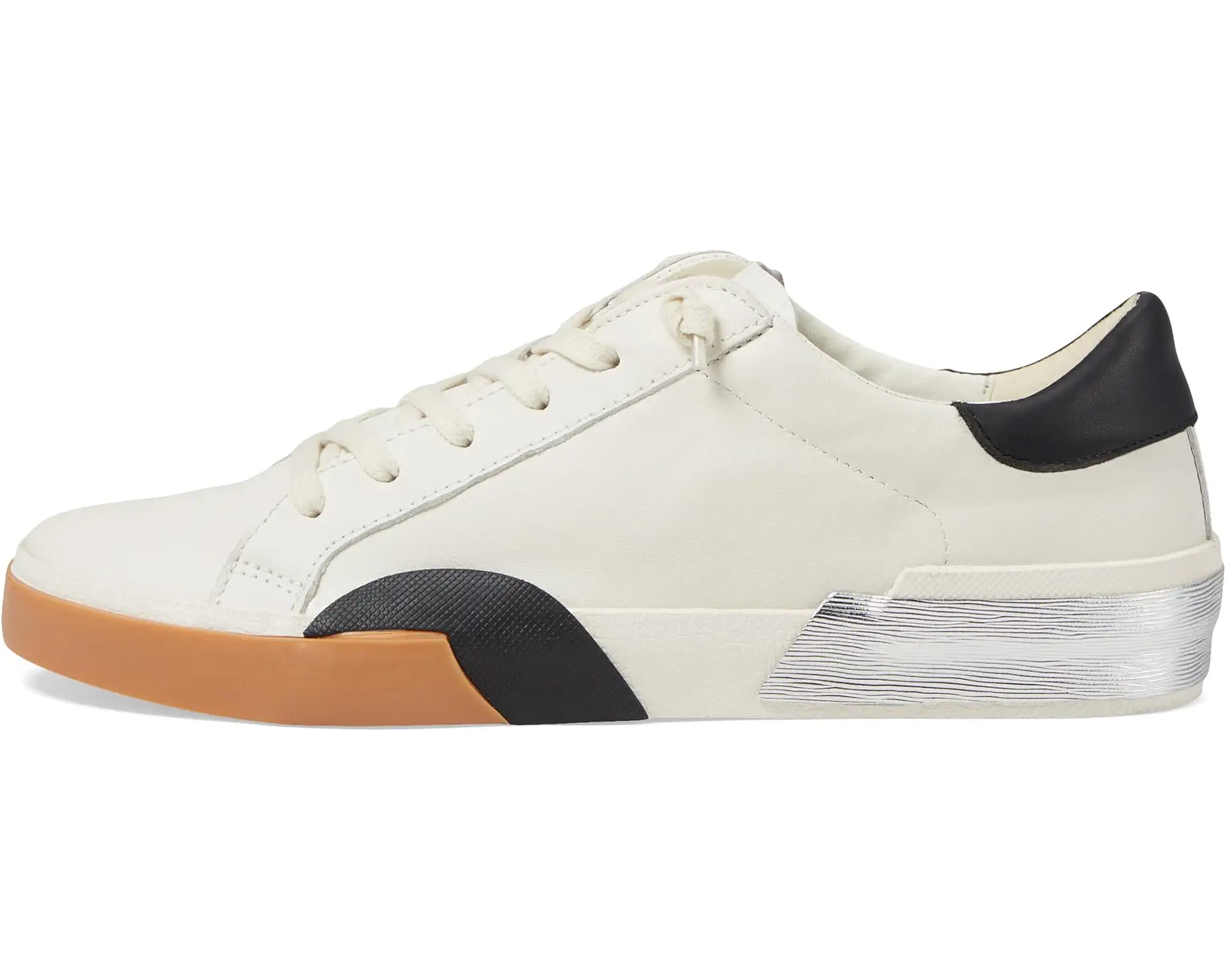 WOMEN'S DOLCE VITA ZINA SNEAKER | WHITE / BLACK