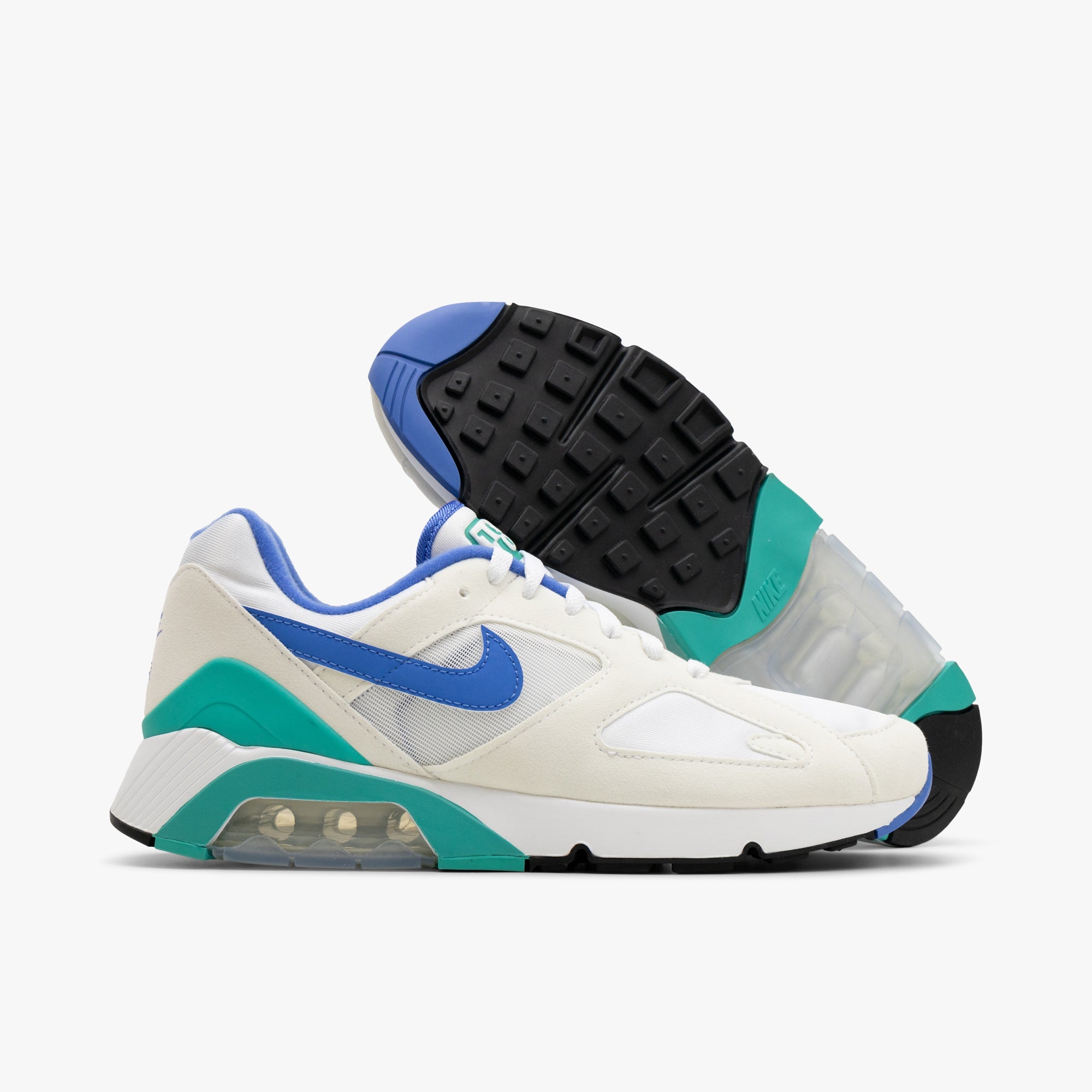 Nike Air 180 White / Medium Blue - Clear Jade II