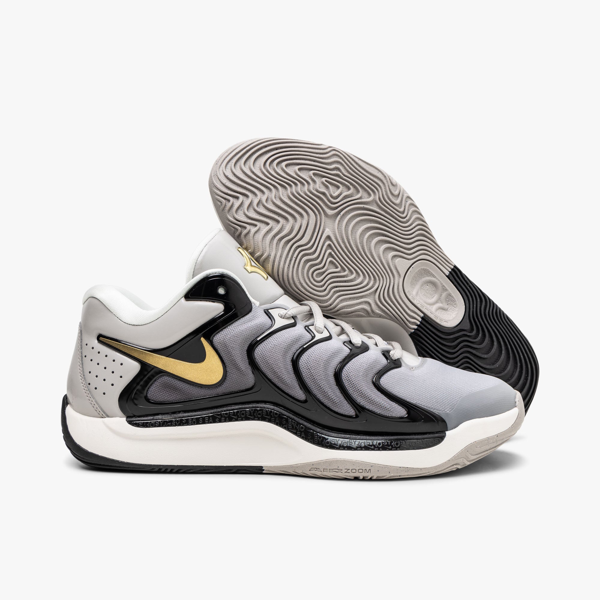 Nike KD17 Light Iron / Metallic Gold - Black - Sail