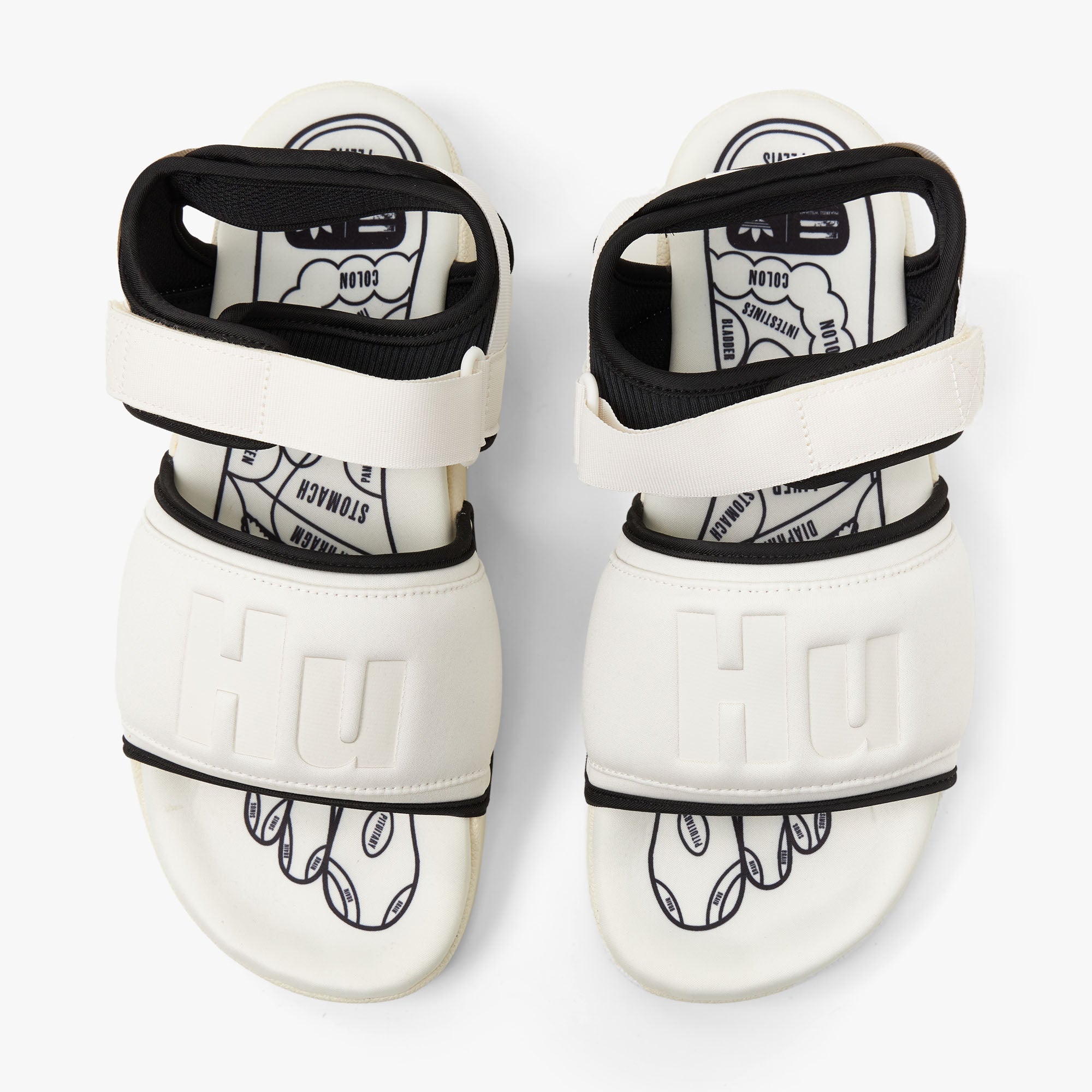 adidas Originals x Pharrell Williams Basics Adilette 2.0 Off White / Core Black - Off White