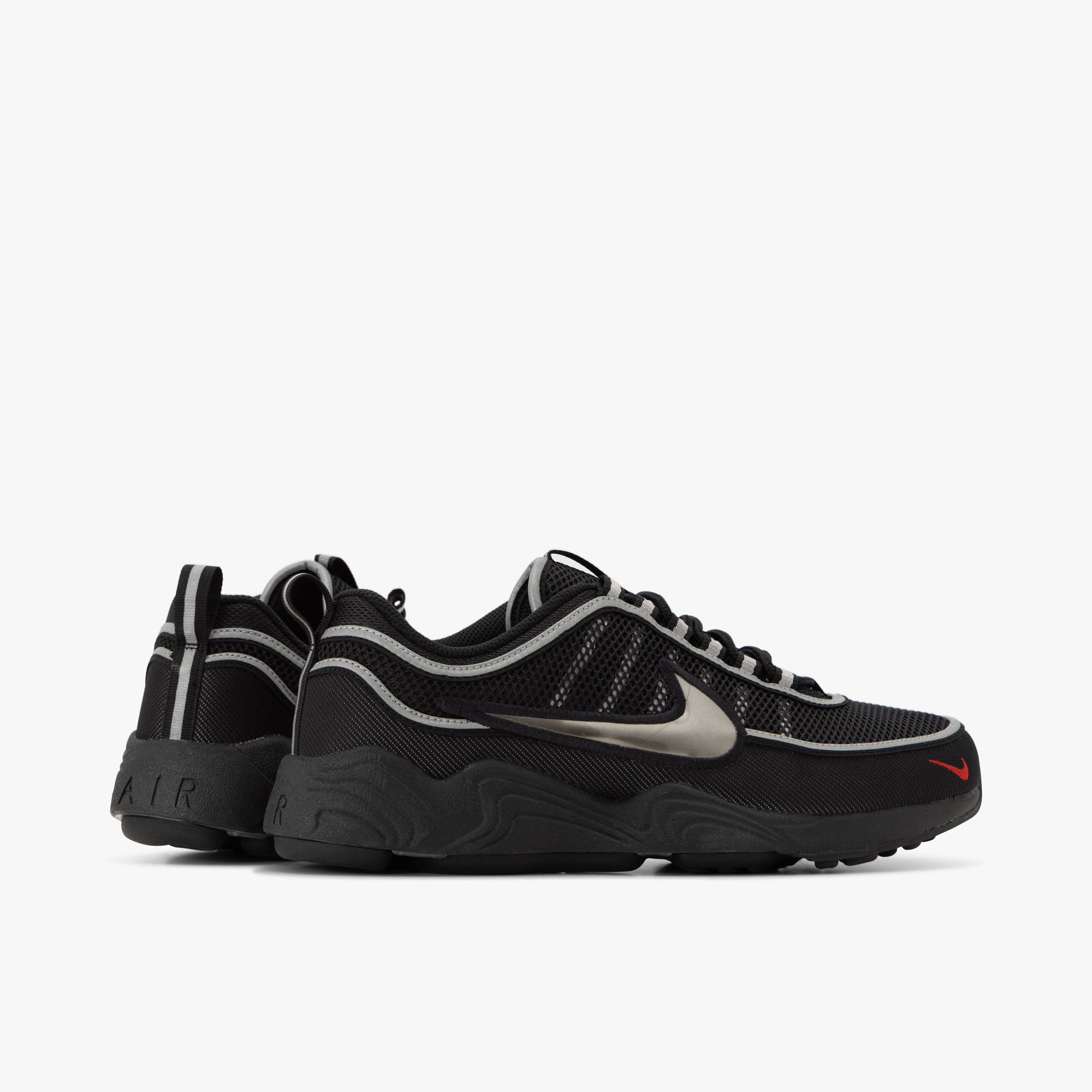 Nike Air Zoom Spiridon SP / Black / Black - Metallic Silver