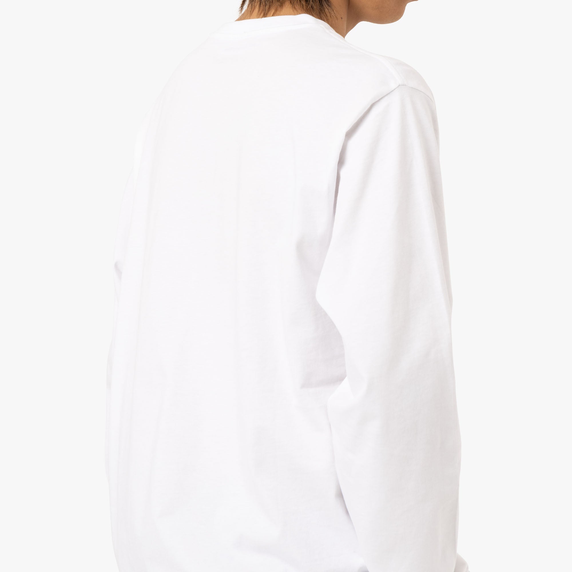 Carhartt WIP L/S Pocket T-Shirt Cotton Single Jersey / White