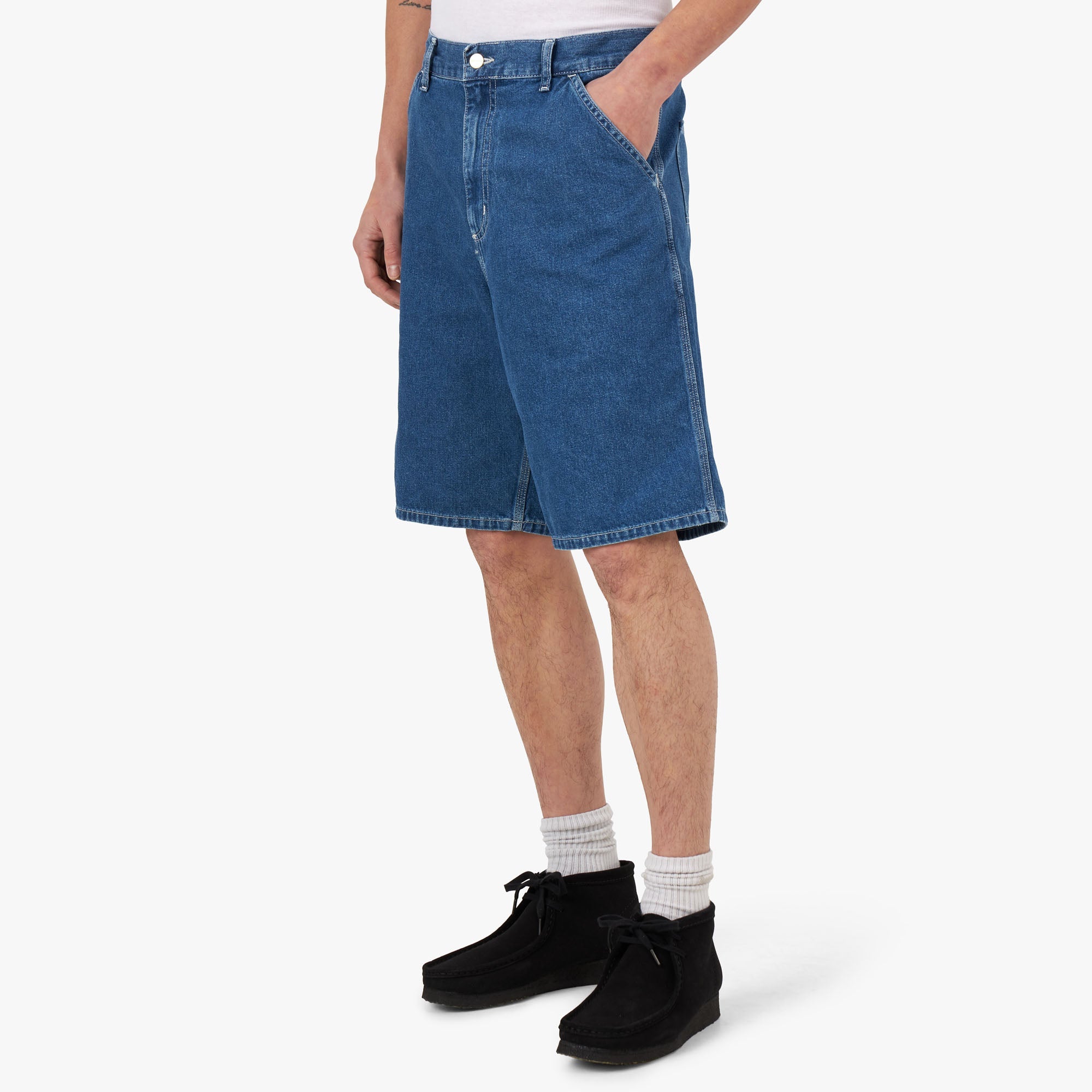 Carhartt WIP Simple Shorts / Blue Stone Washed
