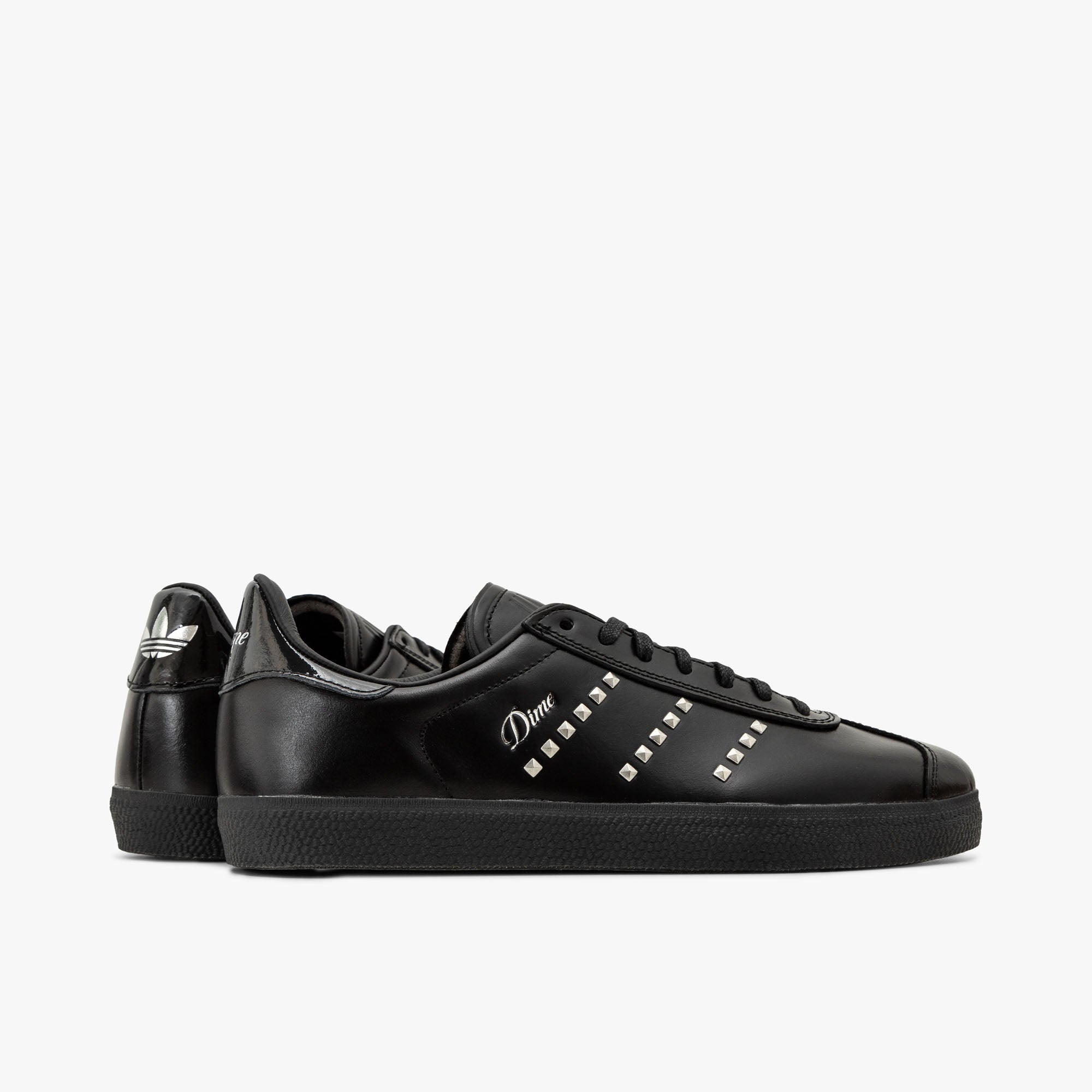 adidas Originals x Dime Gazelle ADV / Core Black / Silver Metallic - Carbon