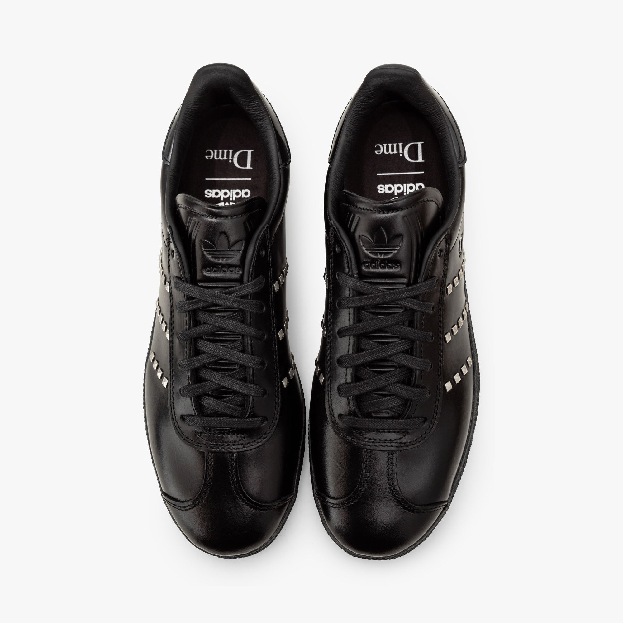 adidas Originals x Dime Gazelle ADV / Core Black / Silver Metallic - Carbon