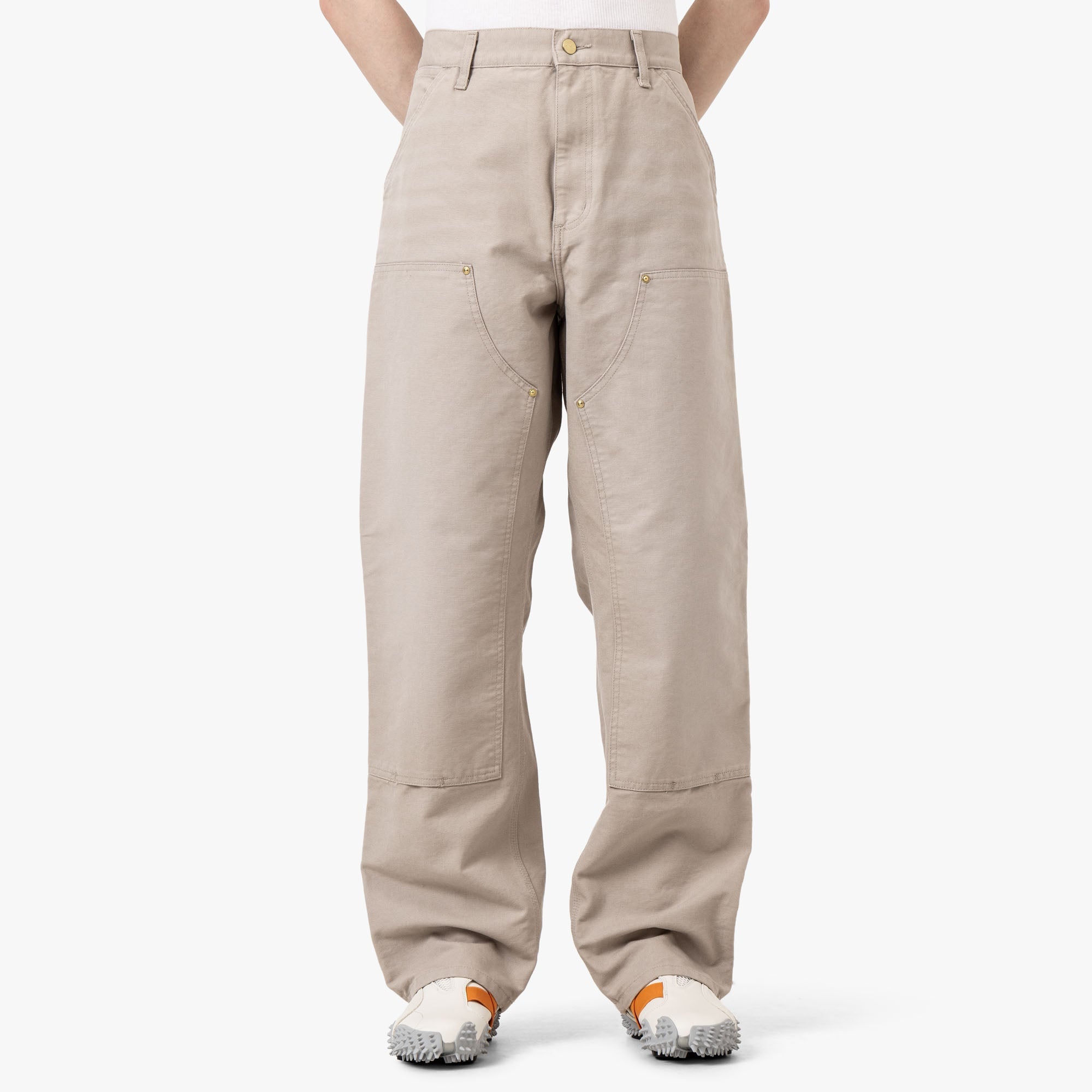 Carhartt WIP Double Knee Pants Beige