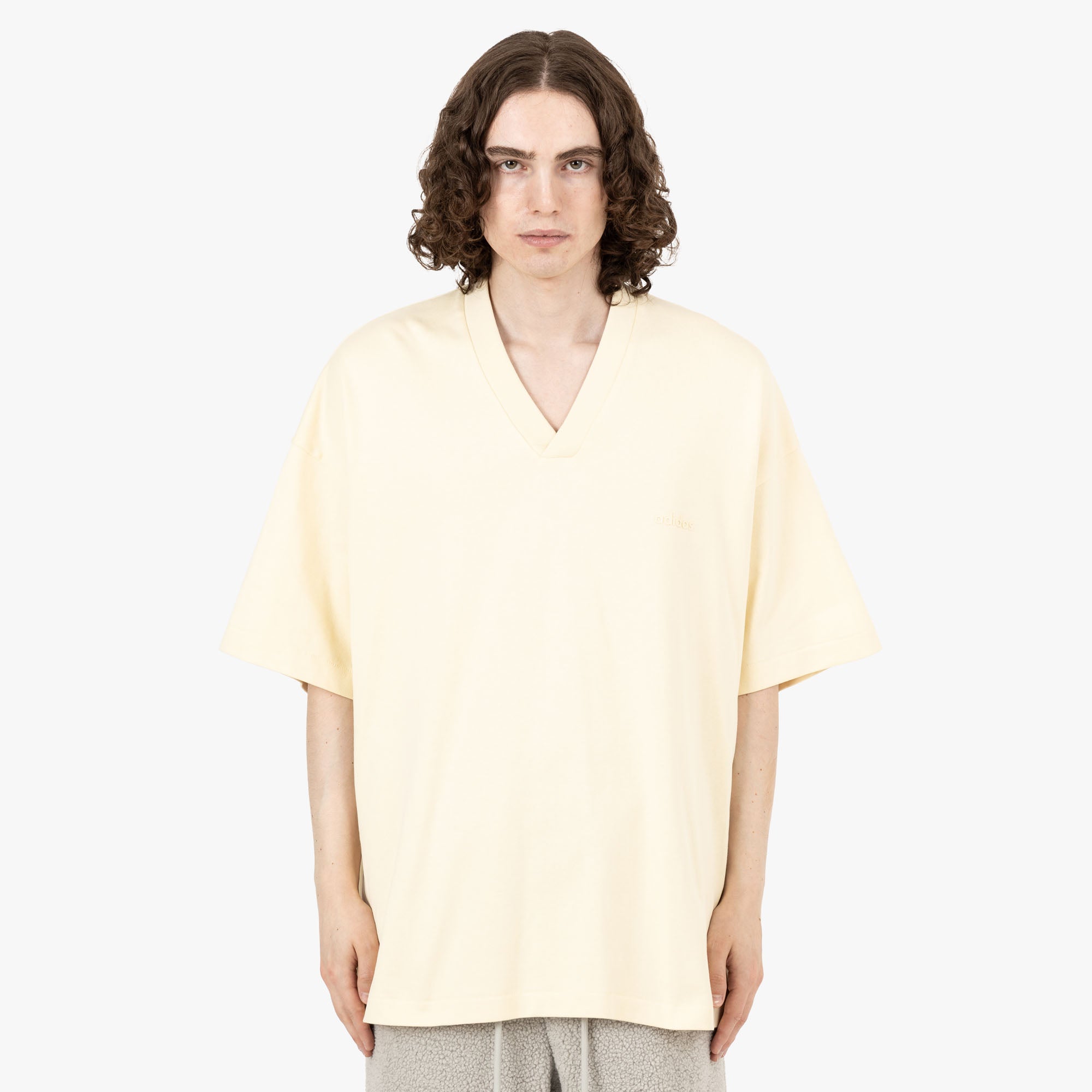 adidas X Fear Of God Athletics V Neck Tee Pale / Yellow