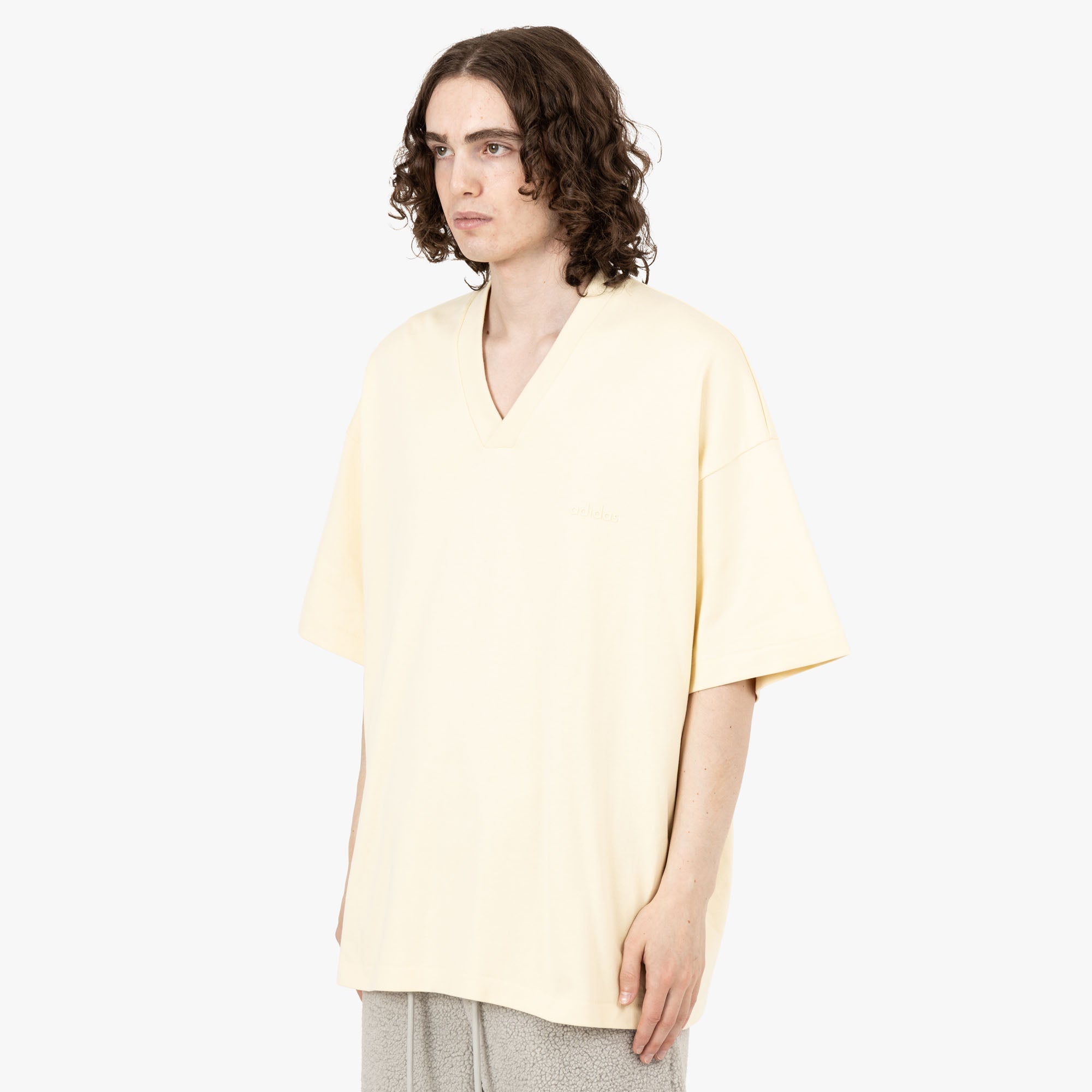 adidas X Fear Of God Athletics V Neck Tee Pale / Yellow
