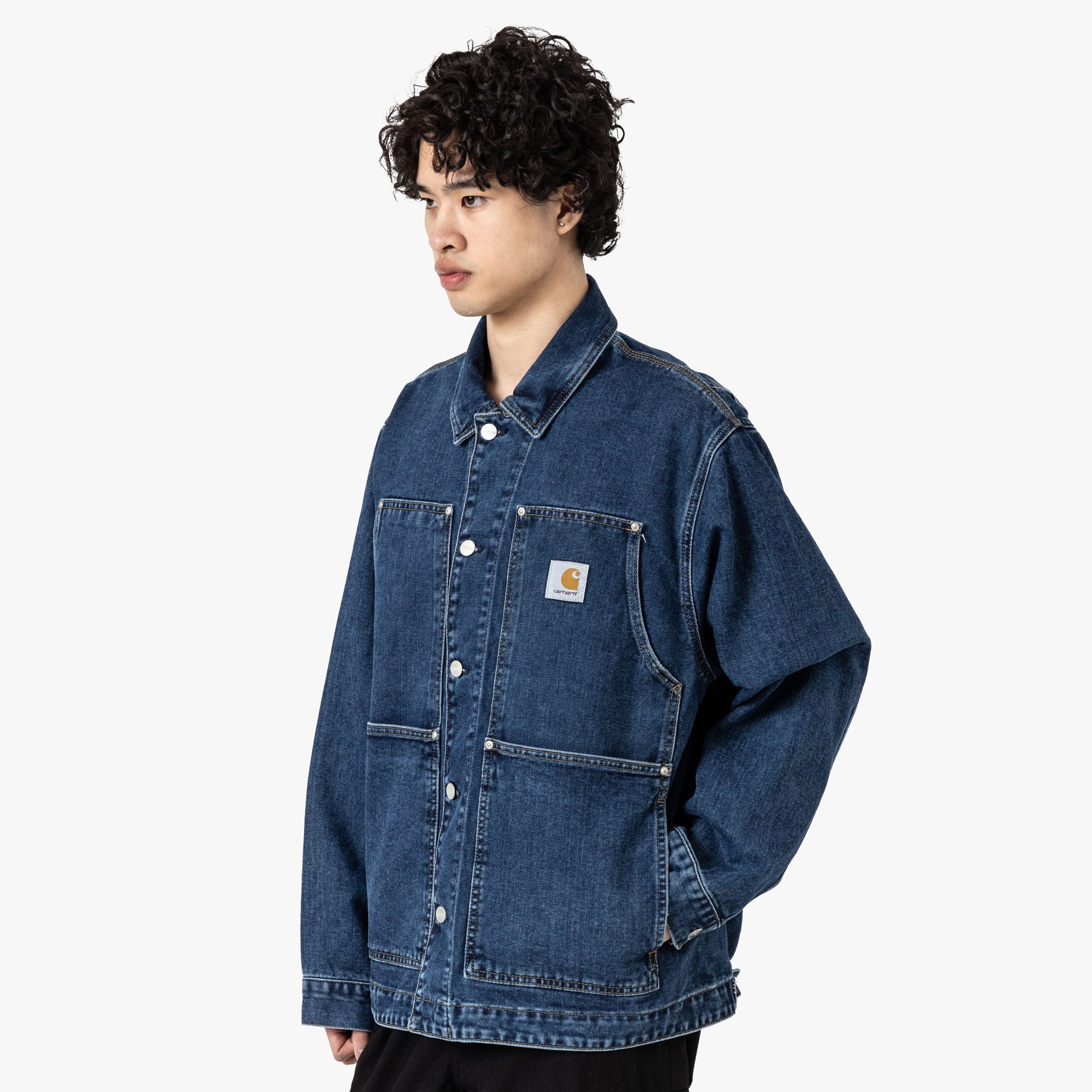 Carhartt WIP OG Double Front Jacket Blue Washed