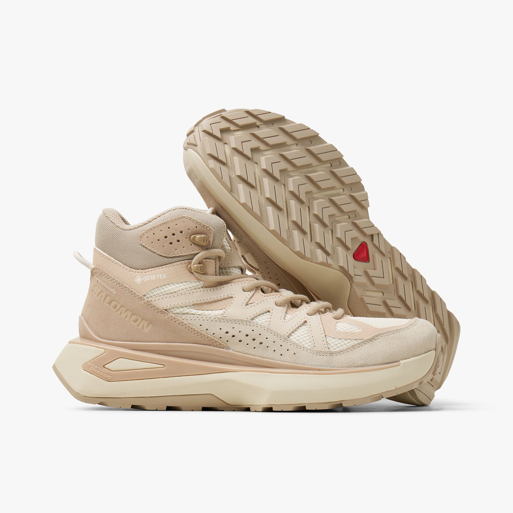 Salomon Advanced Odyssey ELMT Mid GORE-TEX Vanilla Ice / Almond Milk - Feather Grey