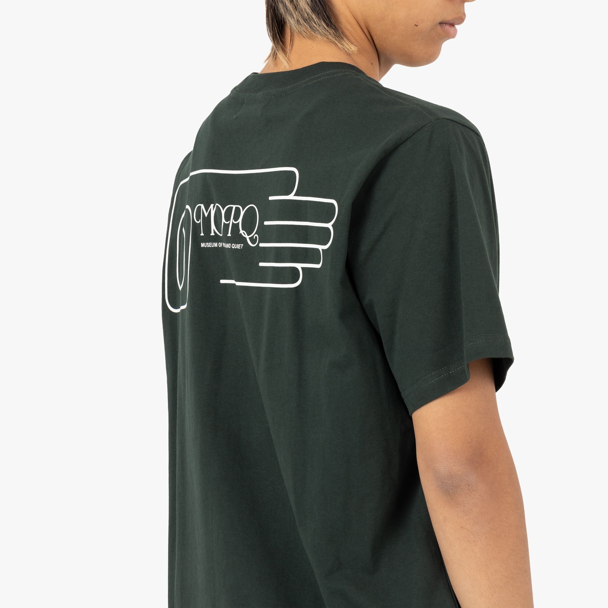 Museum of Peace & Quiet Free Hand T-shirt / Pine