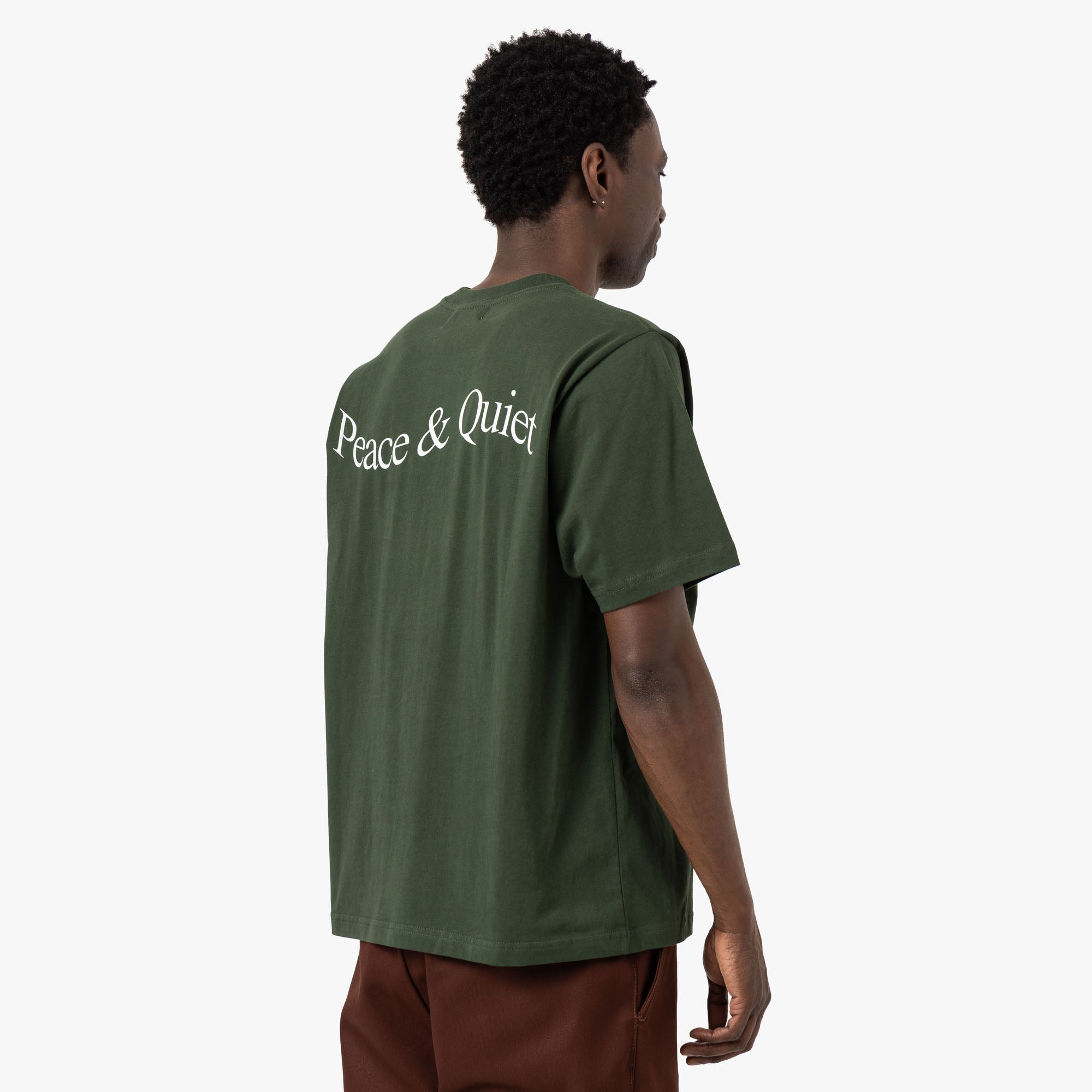 Museum Of Peace & Quiet Wordmark T-Shirt / Forest