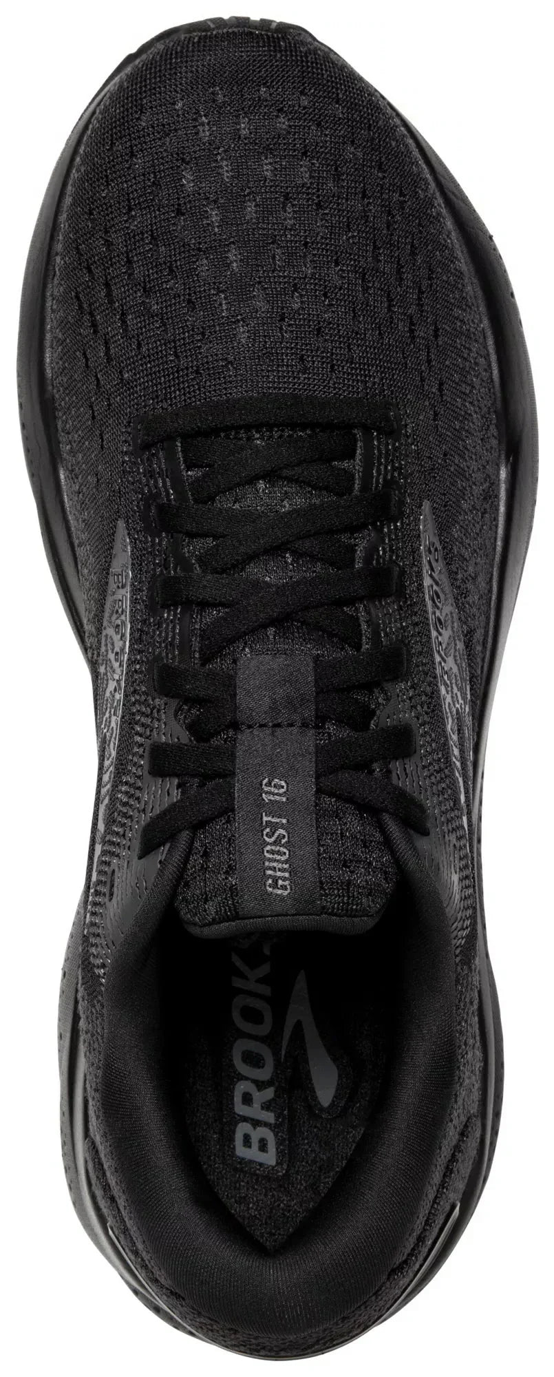 MEN'S BROOKS GHOST 16 | BLACK / BLACK / EBONY