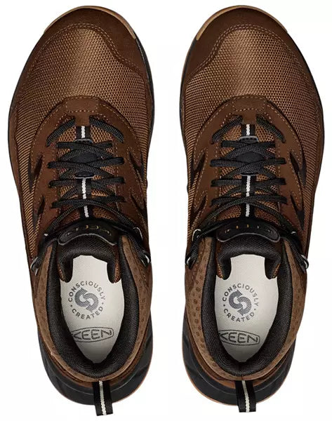 MEN'S KEEN HIGHTRAIL WATERPROOF HIKING BOOT | DARK EARTH / OAK BUFF