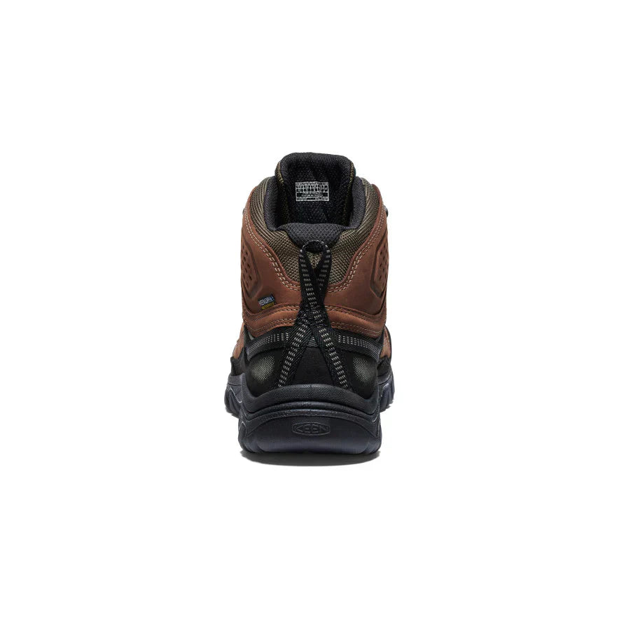 MEN'S KEEN TARGHEE IV WATERPROOF HIKING BOOT | BISON / BLACK