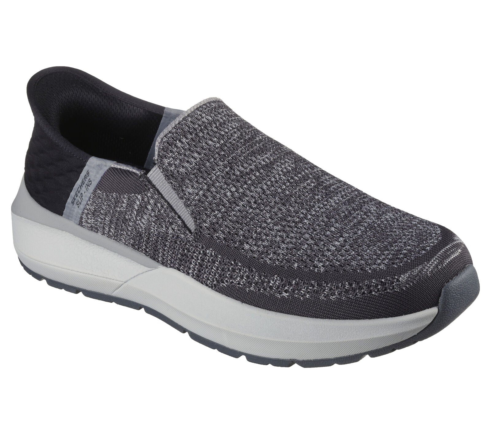 MEN'S SKECHERS SLIP-INS NEVILLE - ROVELO | CHARCOAL / LIGHT GRAY