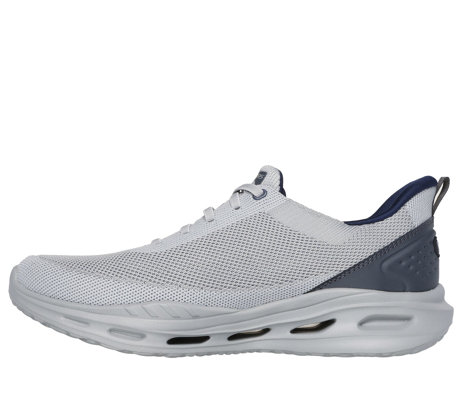 MEN'S SKECHERS SLIP-INS RELAXED FIT: ARCH FIT ORVAN - KINCADE | LIGHT GRAY