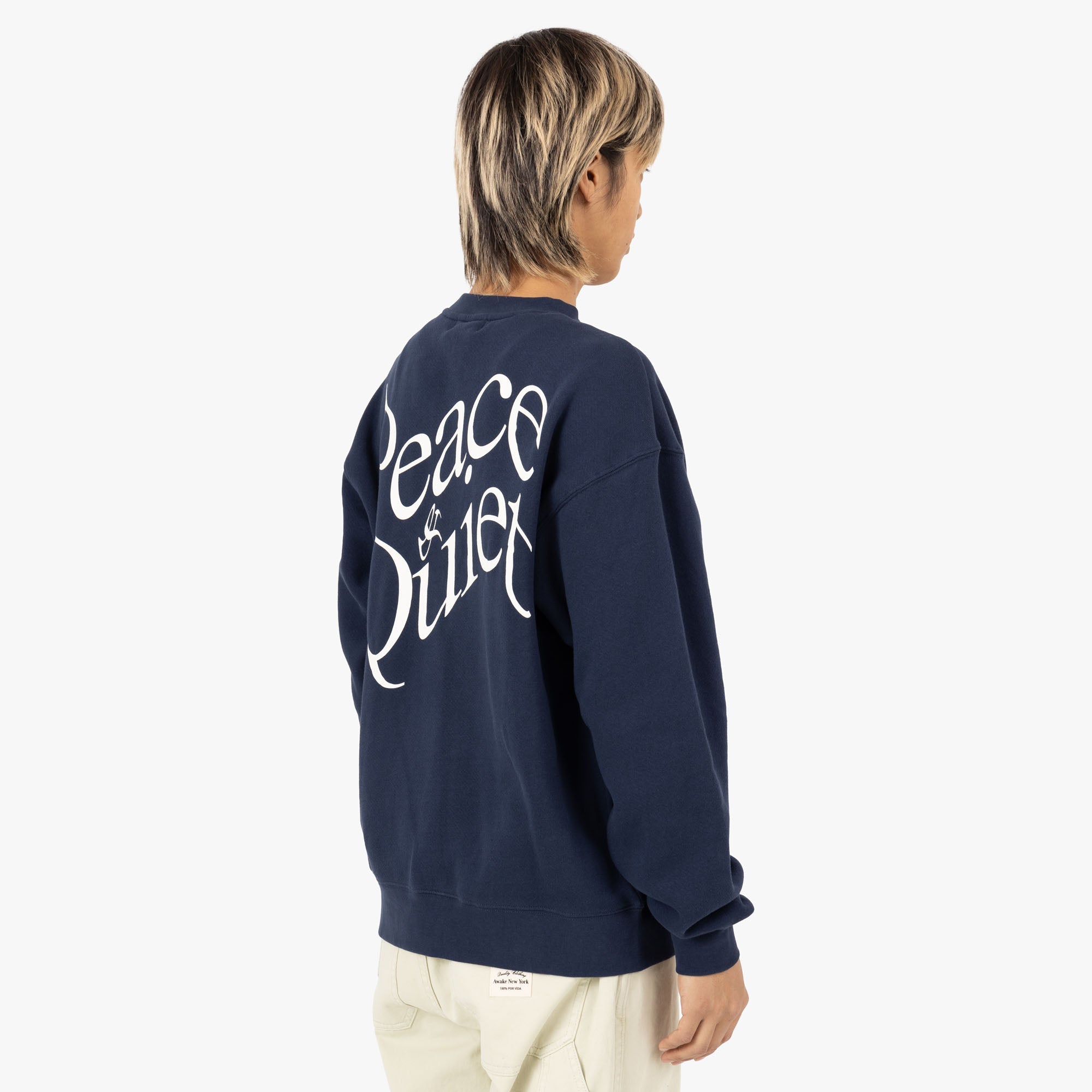 Museum of Peace & Quiet Warped Crewneck / Navy