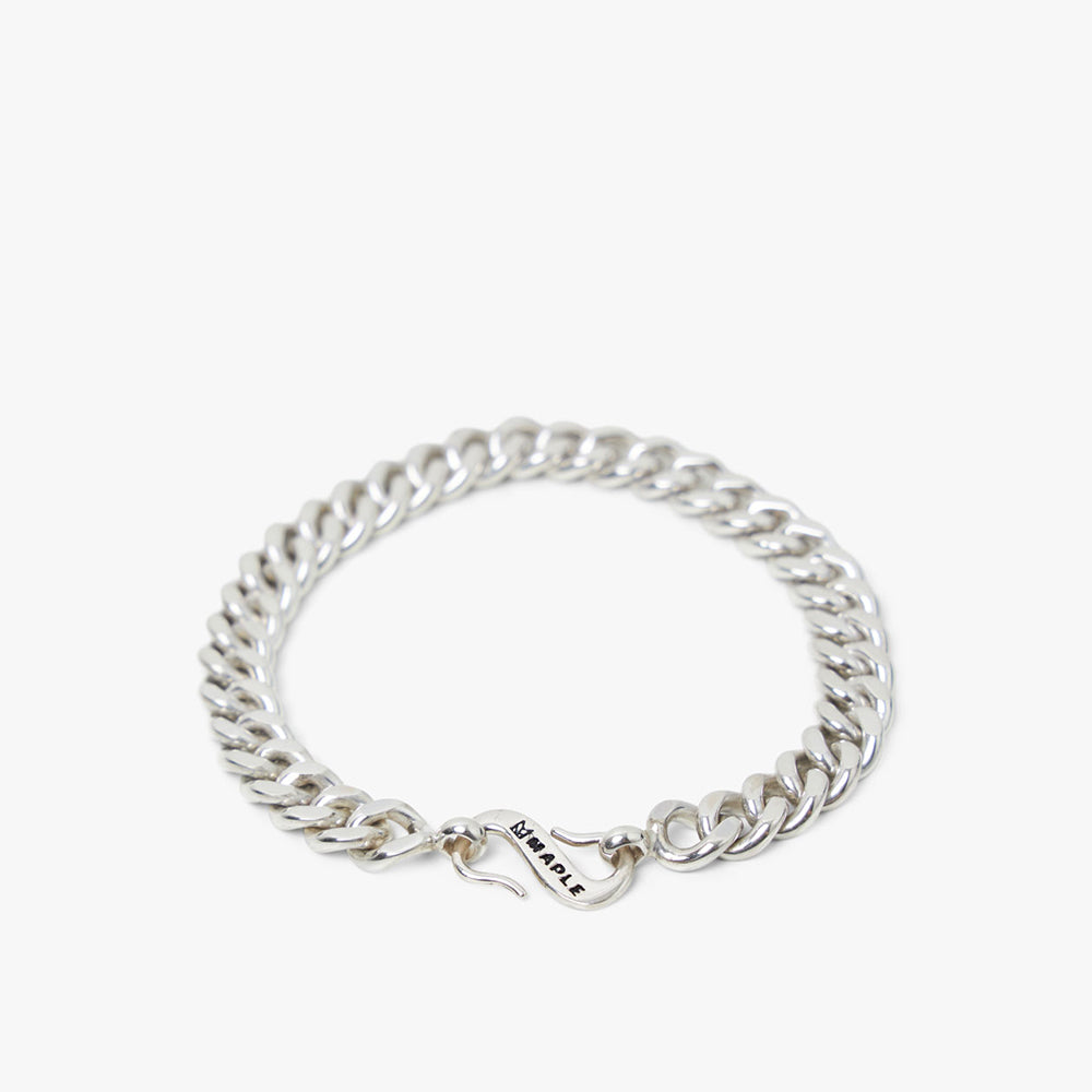 MAPLE Cuban Link Bracelet / Silver .925