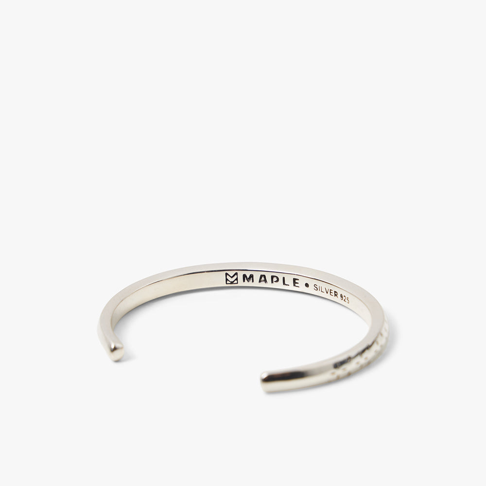 MAPLE Bandana Bangle / Silver .925